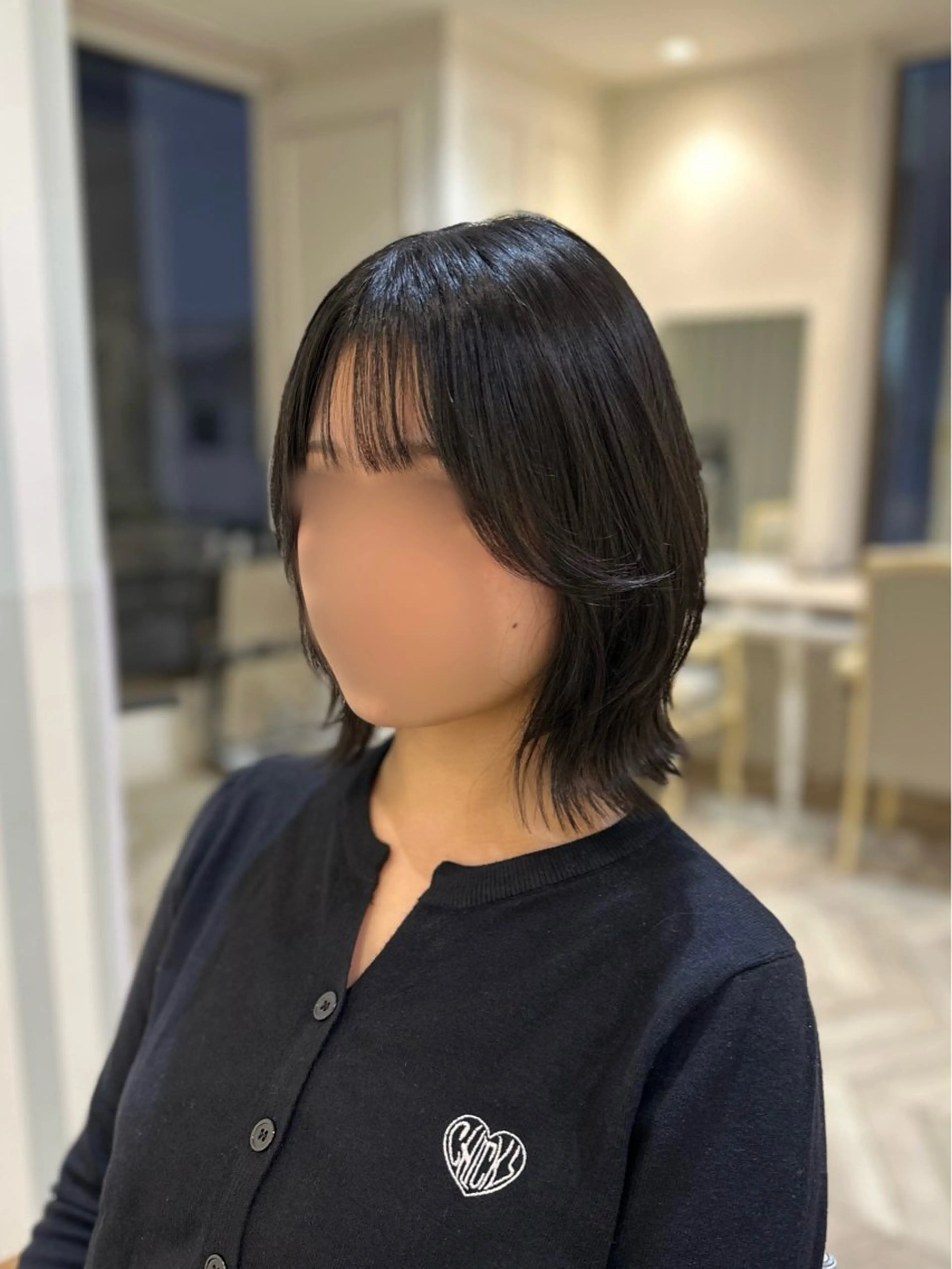 ミディアム 韓国ヘア 🇰🇷 RUKA 🩵🤍のヘアスタイル