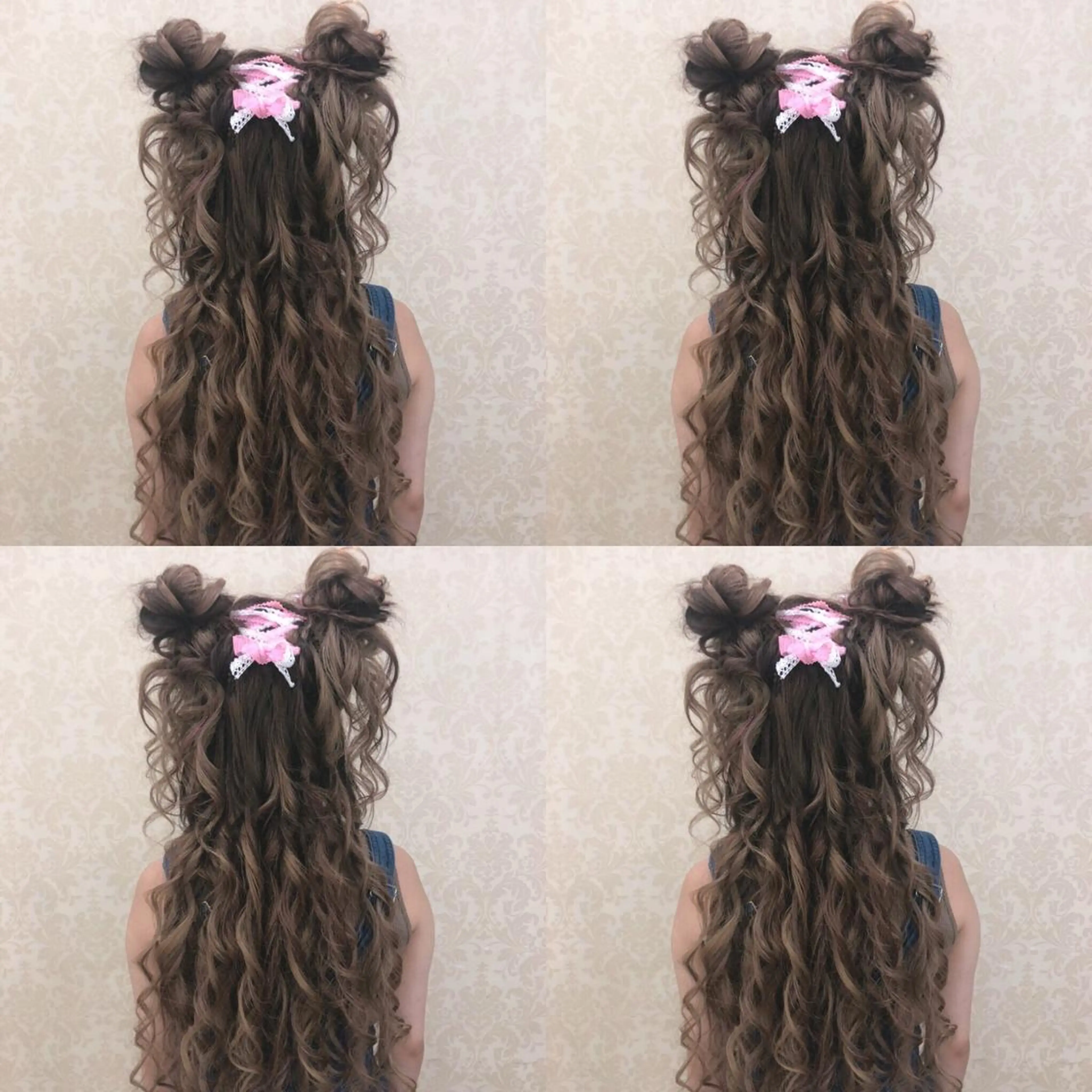 ロング ヘアアレンジ お団子ヘア ヘアセット 🌷MAYU 🌷のヘアスタイル