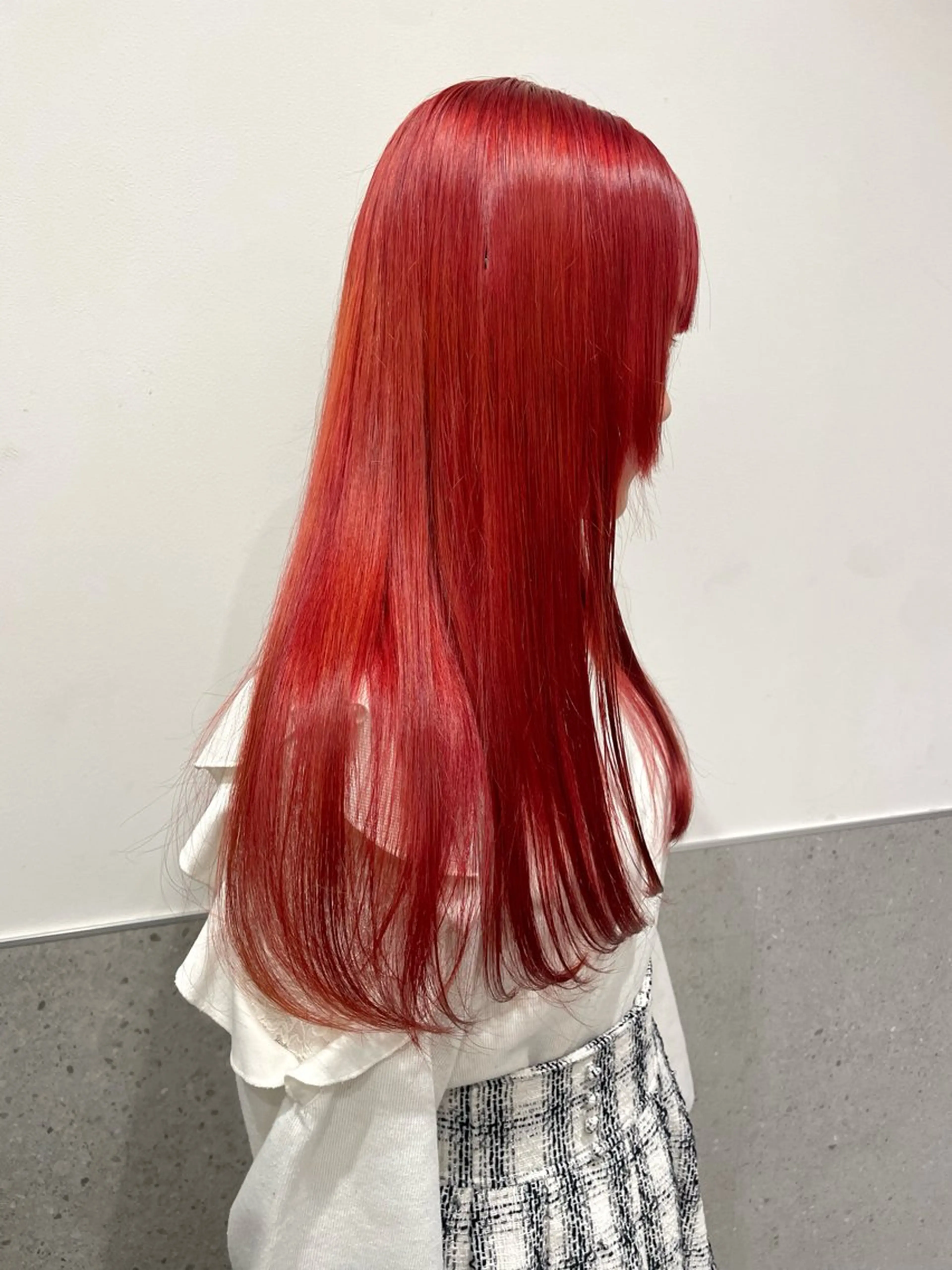 ロング GO TODAY SHAiRE SALON 原宿本店所属・REINA/ブリーチ /ハイトーン/原宿のヘアスタイル