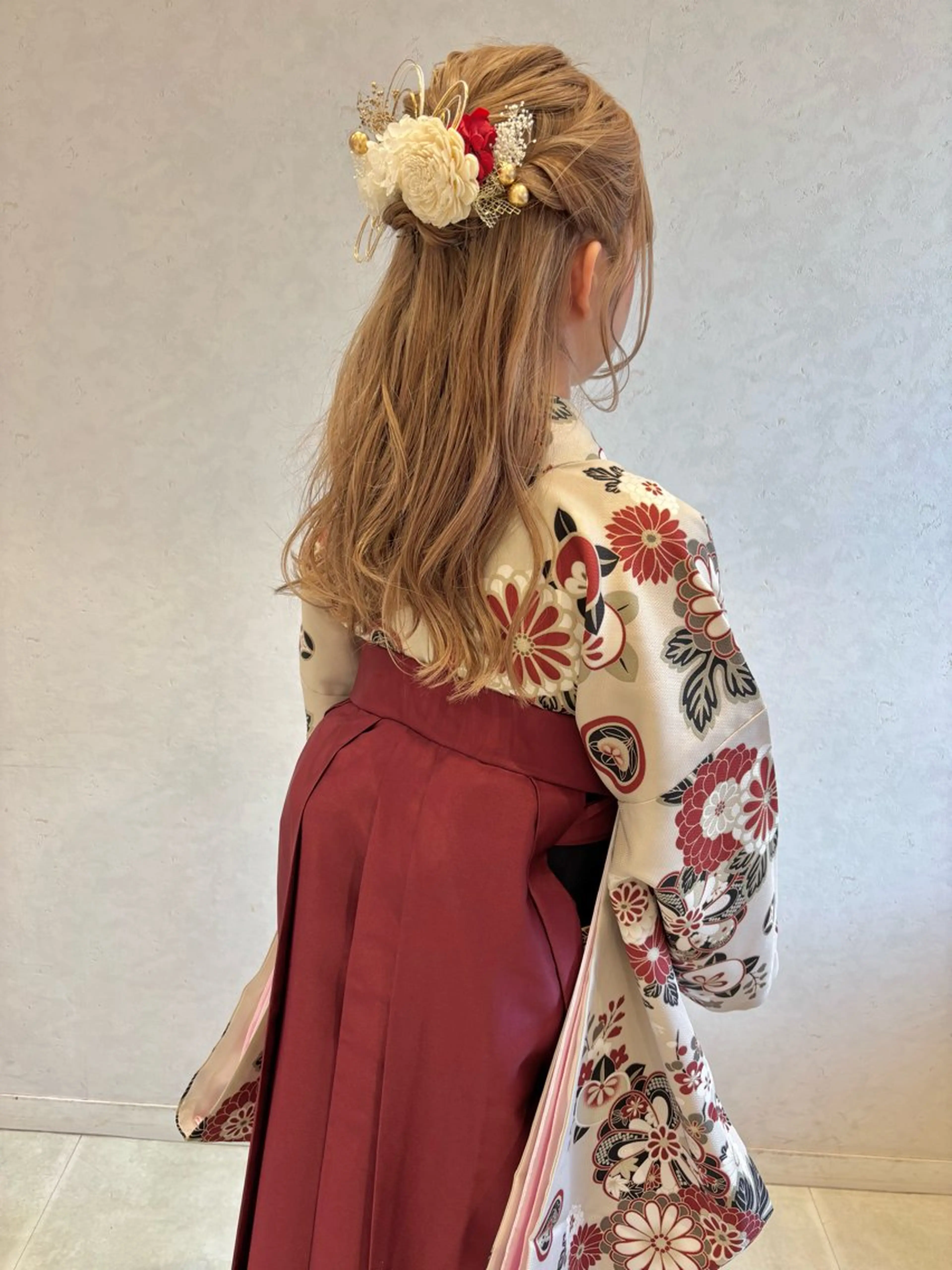 着付け ayumi🌈 インナーカラー🌈のヘアスタイル