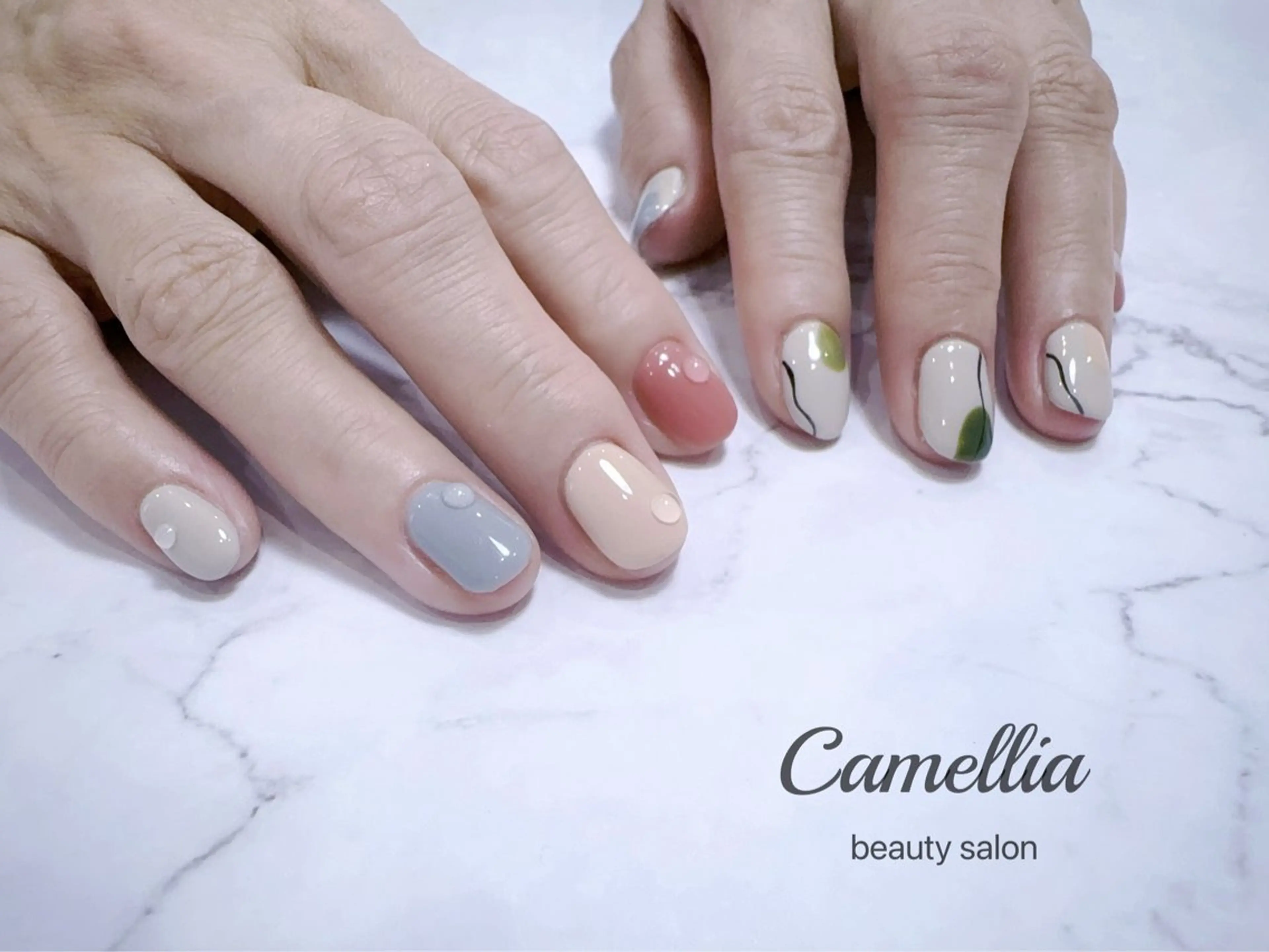 ネイル ハンドネイル ハンドケア Camellia nail salonのネイルデザイン
