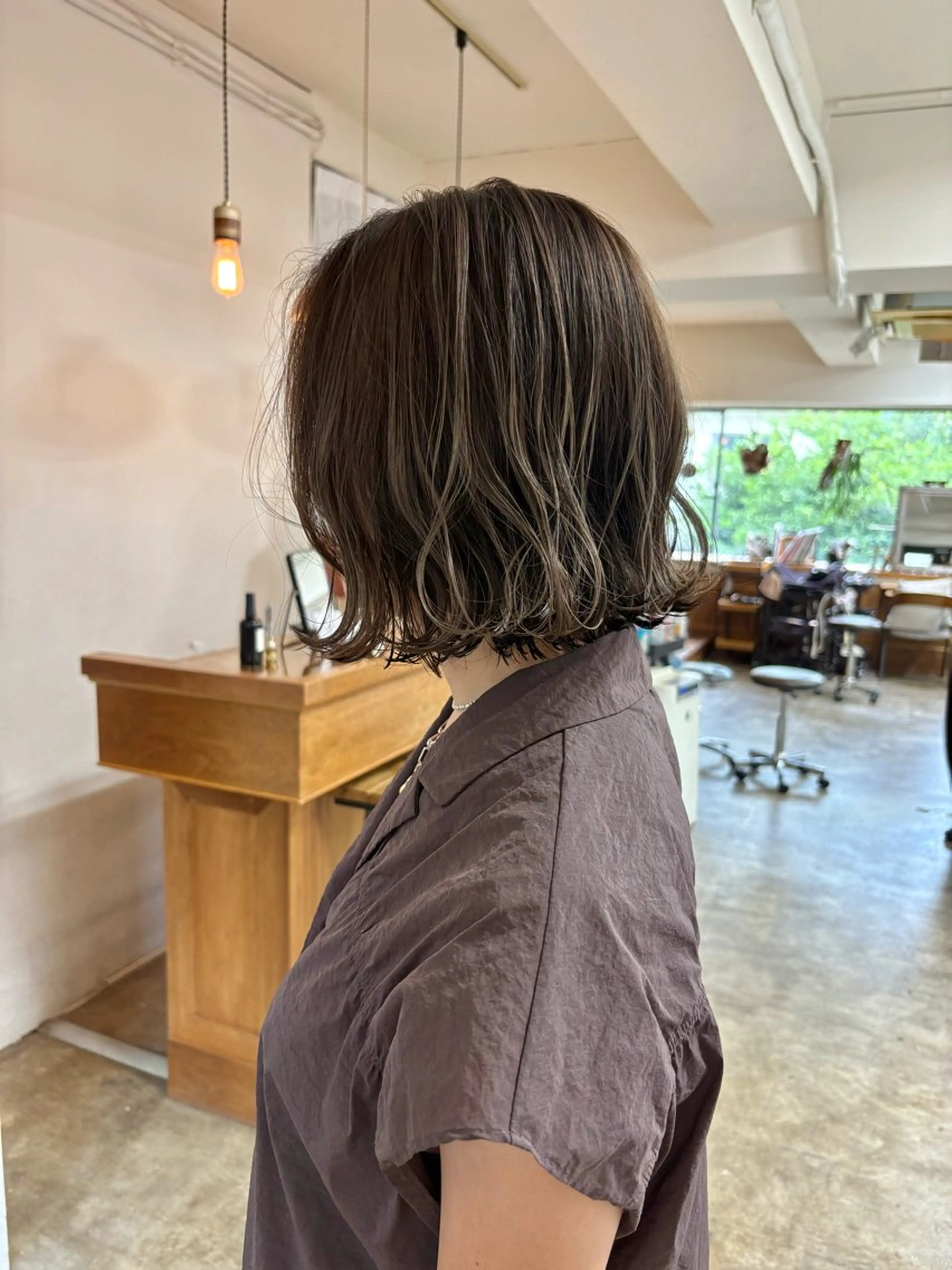 ショート カラー ベージュカラー ブリーチ カット ヘアカラー トリートメント takada kohのヘアスタイル