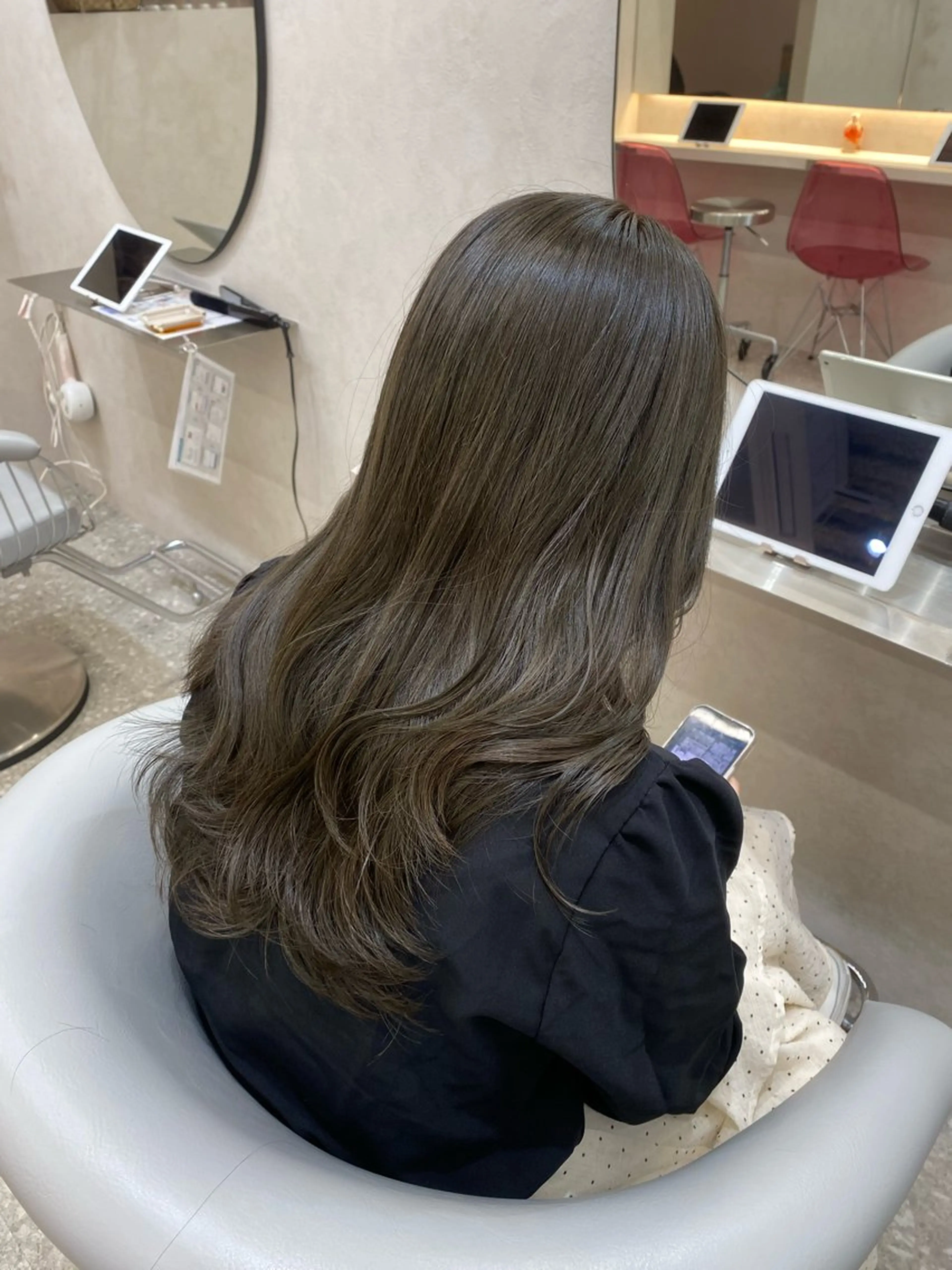 ロング カラー ヘアアレンジ カット ヘアカラー トリートメント なな💎韓国系/ 渋谷💎のヘアスタイル