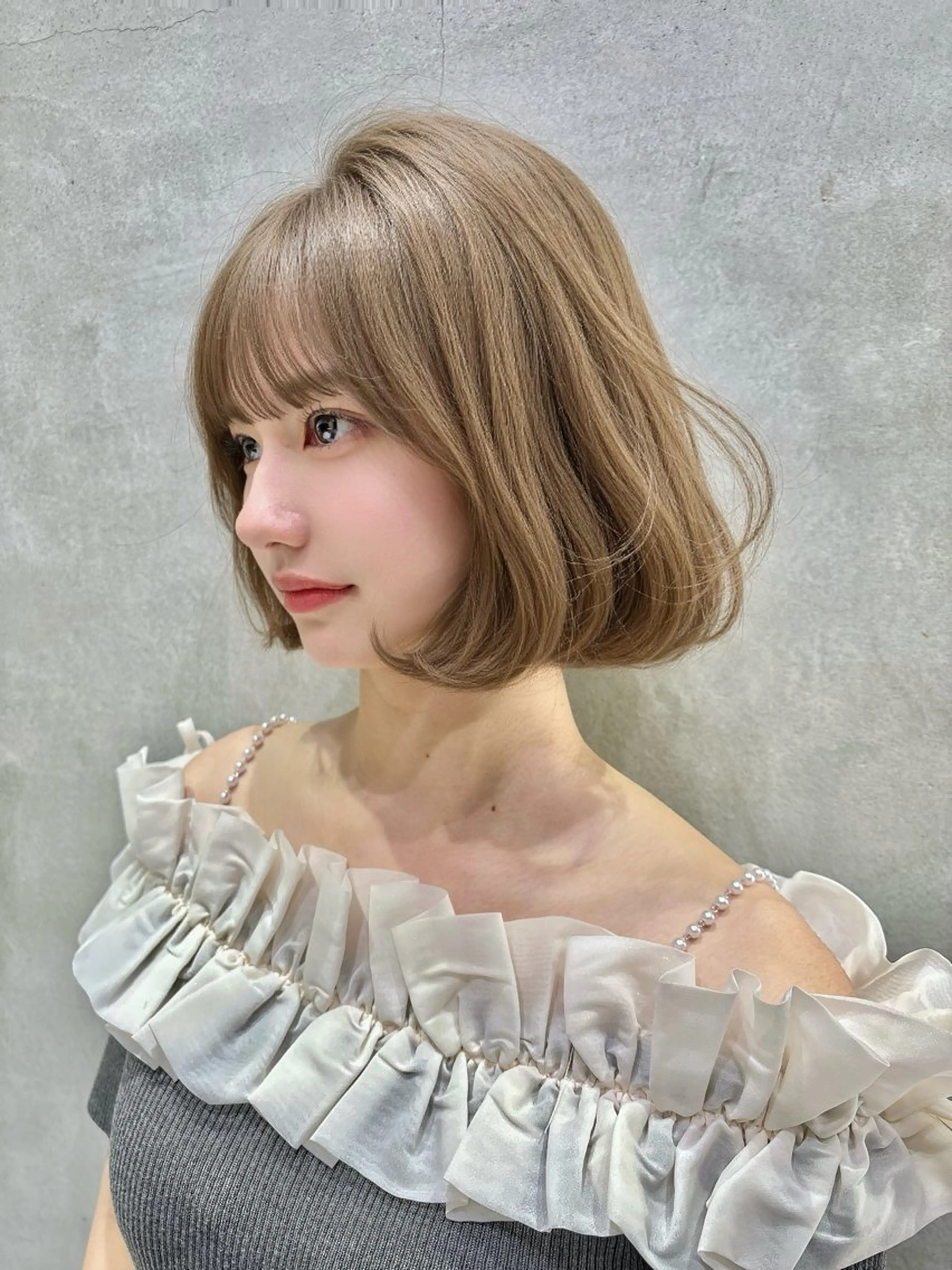 韓国ヘアに特化🫧ダメージレス艶カラー🇰🇷➕骨格補正カット🇰🇷レイヤーカット　ボブ　ショート✨の写真