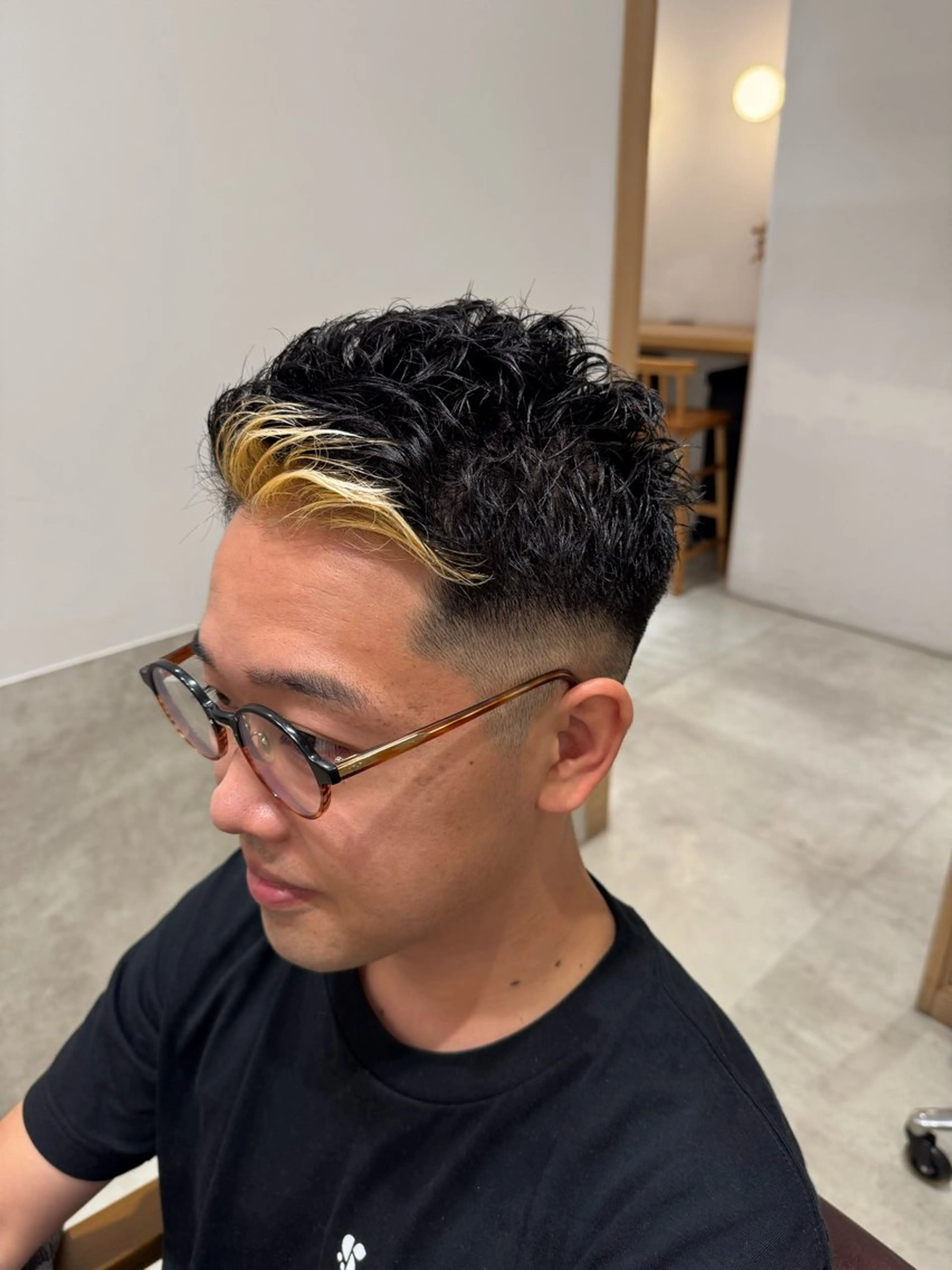 men's頭浸浴+ヘッドスパ+カット+アイブロー💇の写真