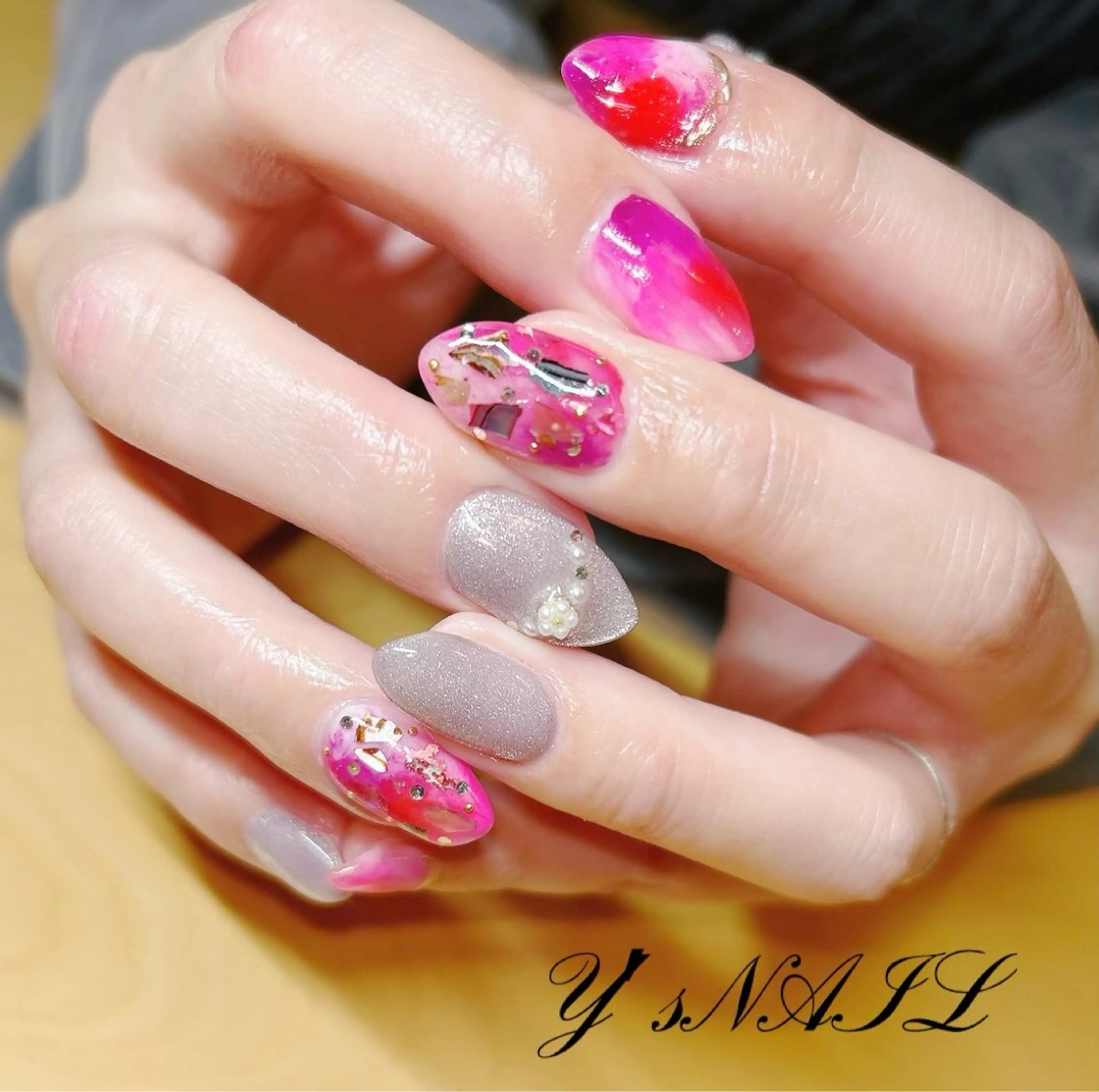 ネイル 持ち込み Y′s NAILのネイルデザイン