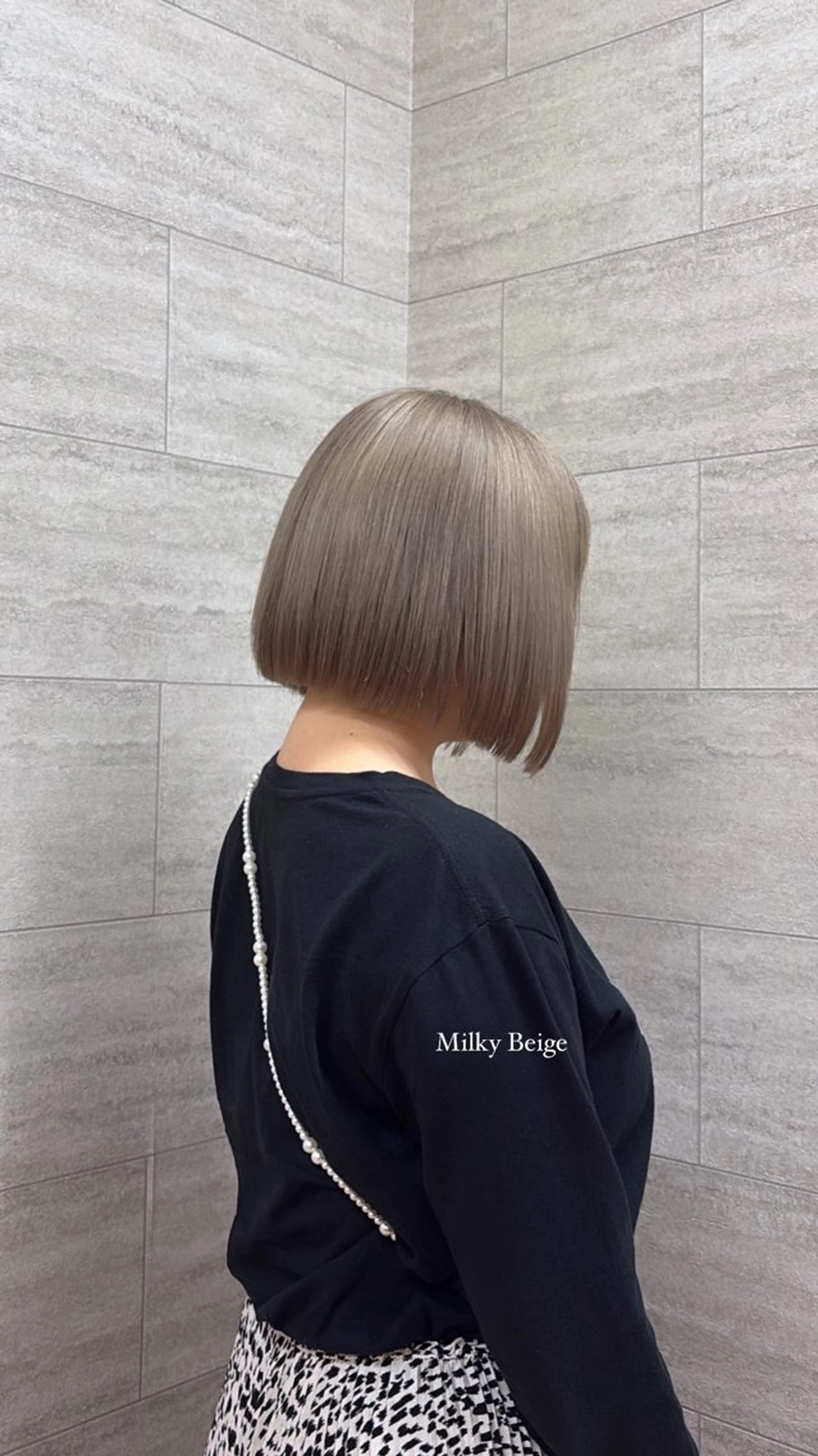 ブリーチオンカラーの写真