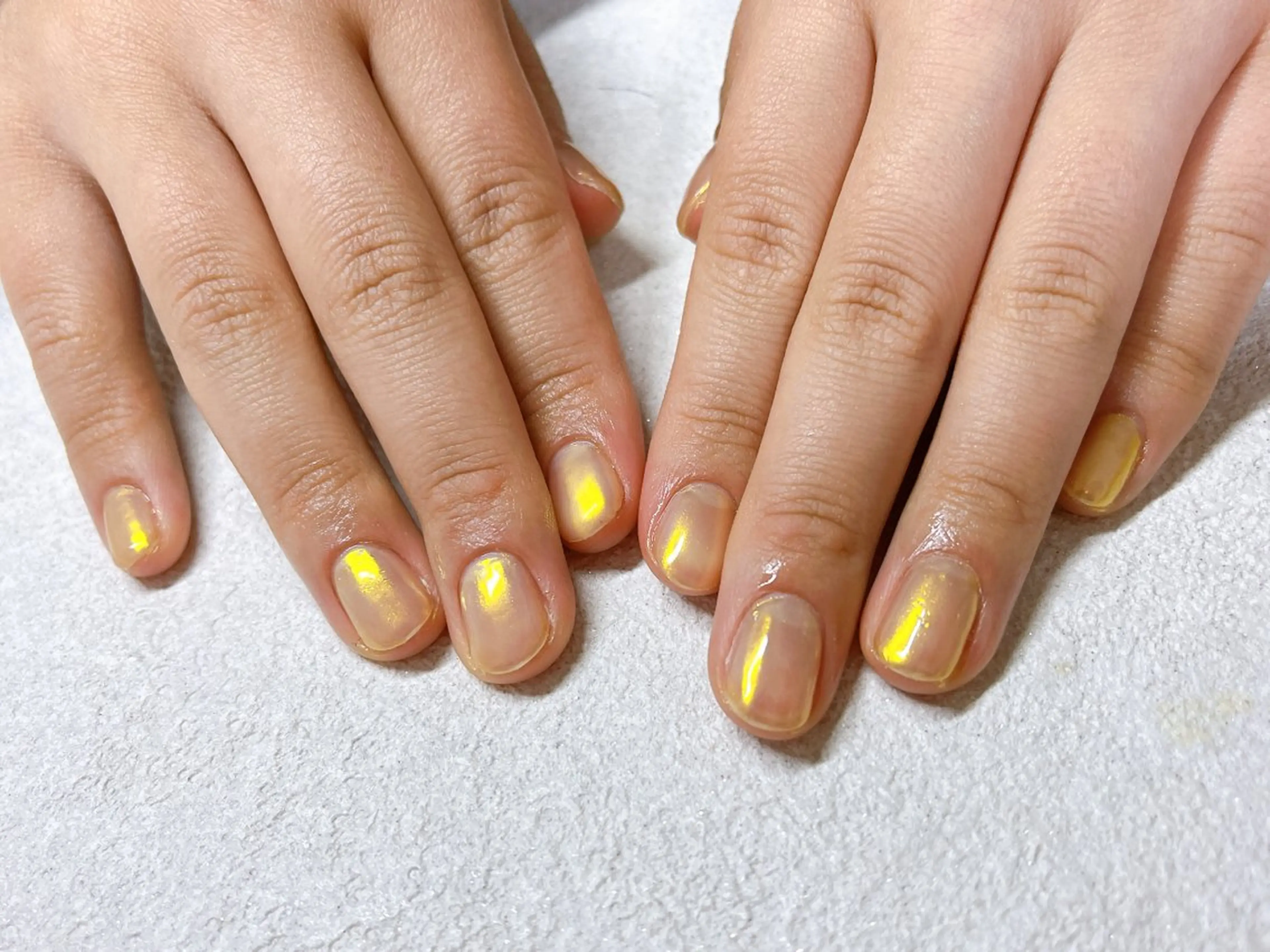 ネイル オーロラネイル フットネイル フレンチネイル ジェルネイル 韓国ネイル ハンドネイル Mogu nail 二子玉川のネイルデザイン