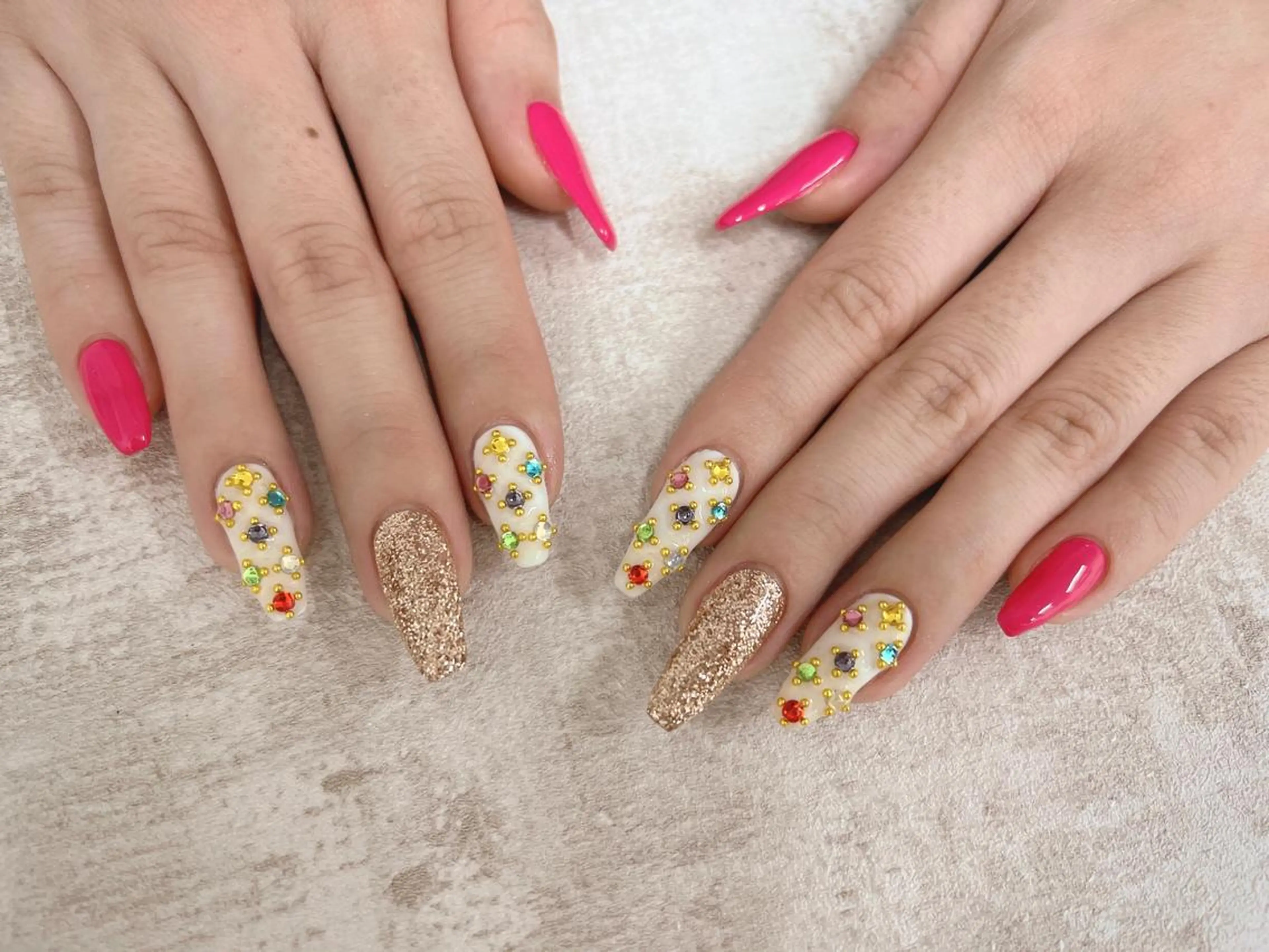 ネイル ハンドネイル Romine アイラッシュ&ネイルのマツエク・マツパデザイン