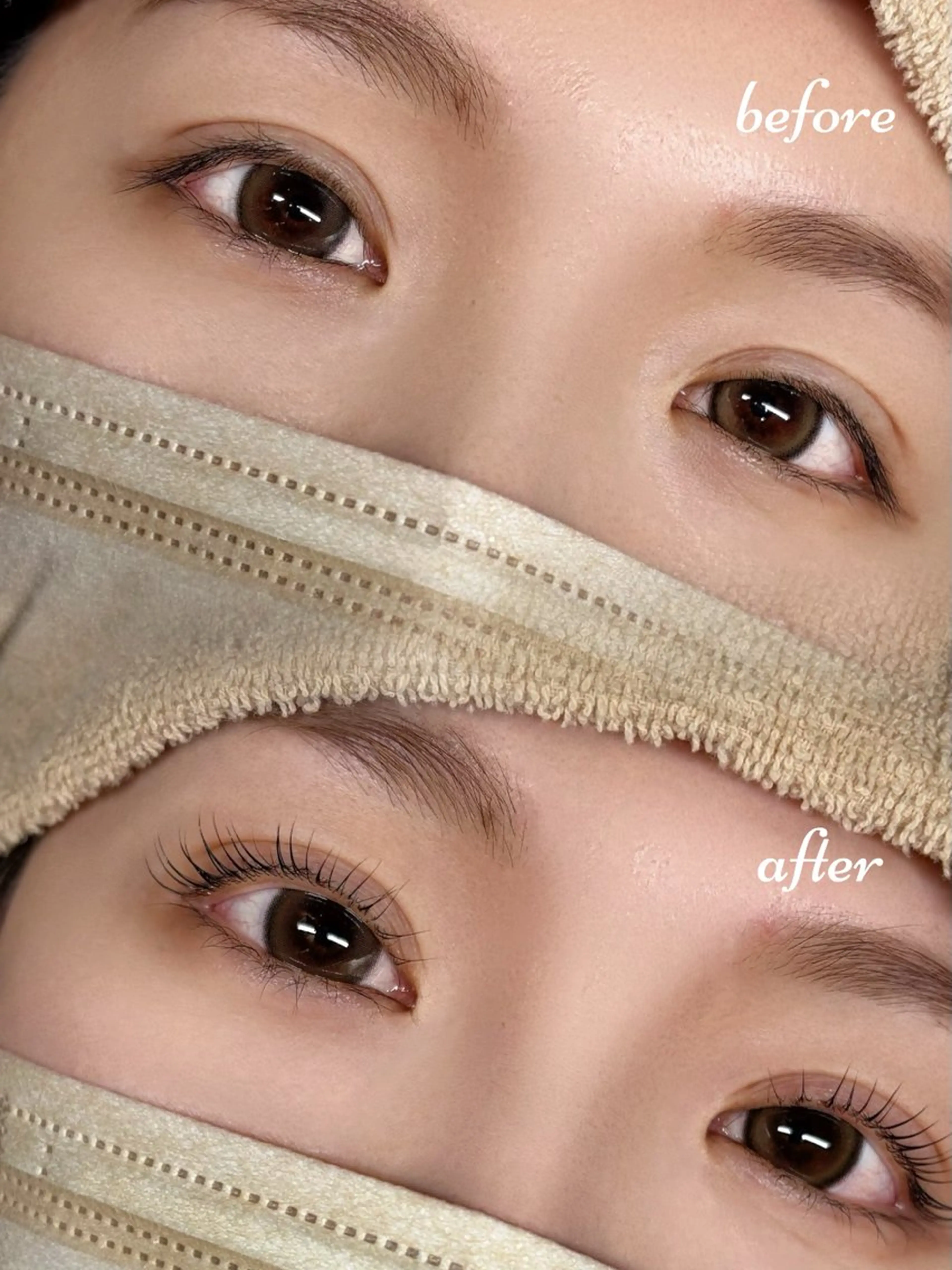 マツエク・マツパ マツパ 《目元分析》 似合うまつ毛提案のマツエク・マツパデザイン