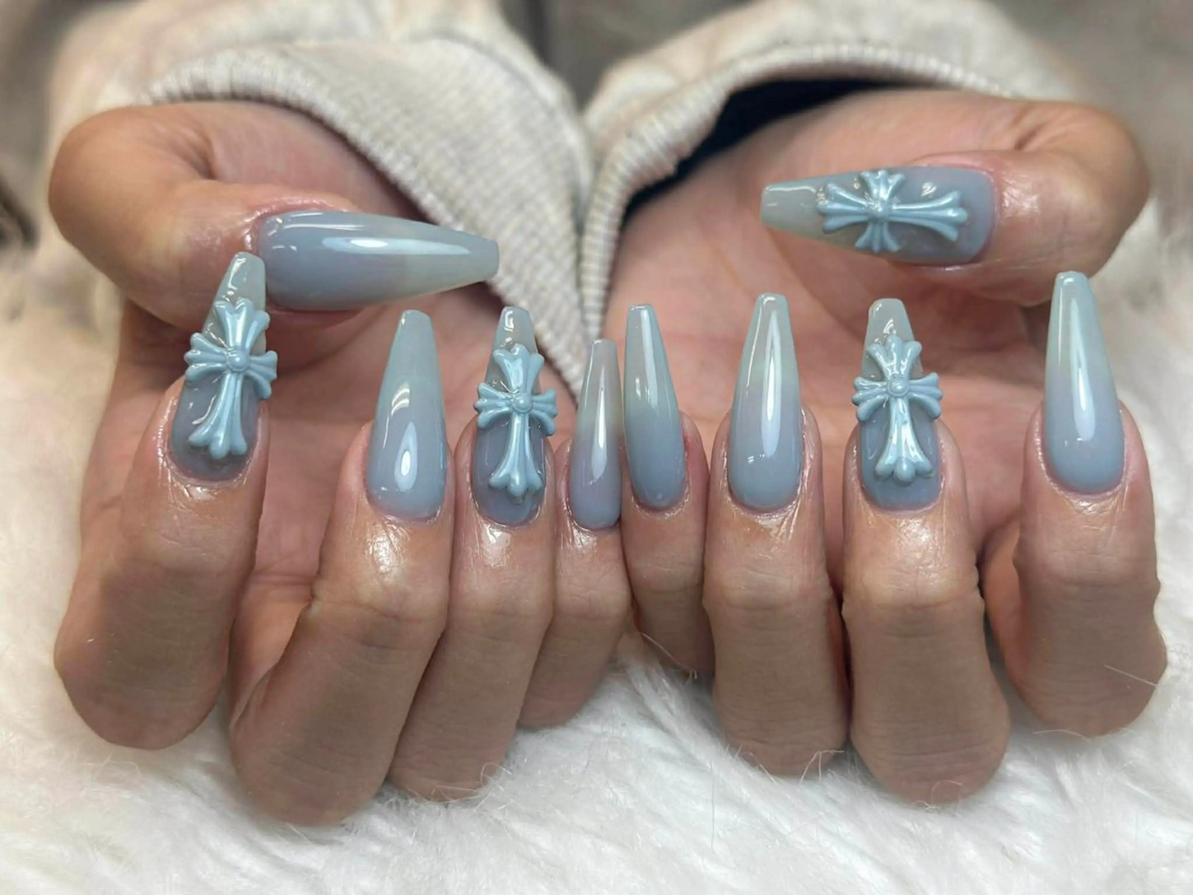 ネイル アートネイル 成人式 ジェルネイル ニュアンスネイル 夏ネイル ハンドネイル Jenn Nail Salonのネイルデザイン