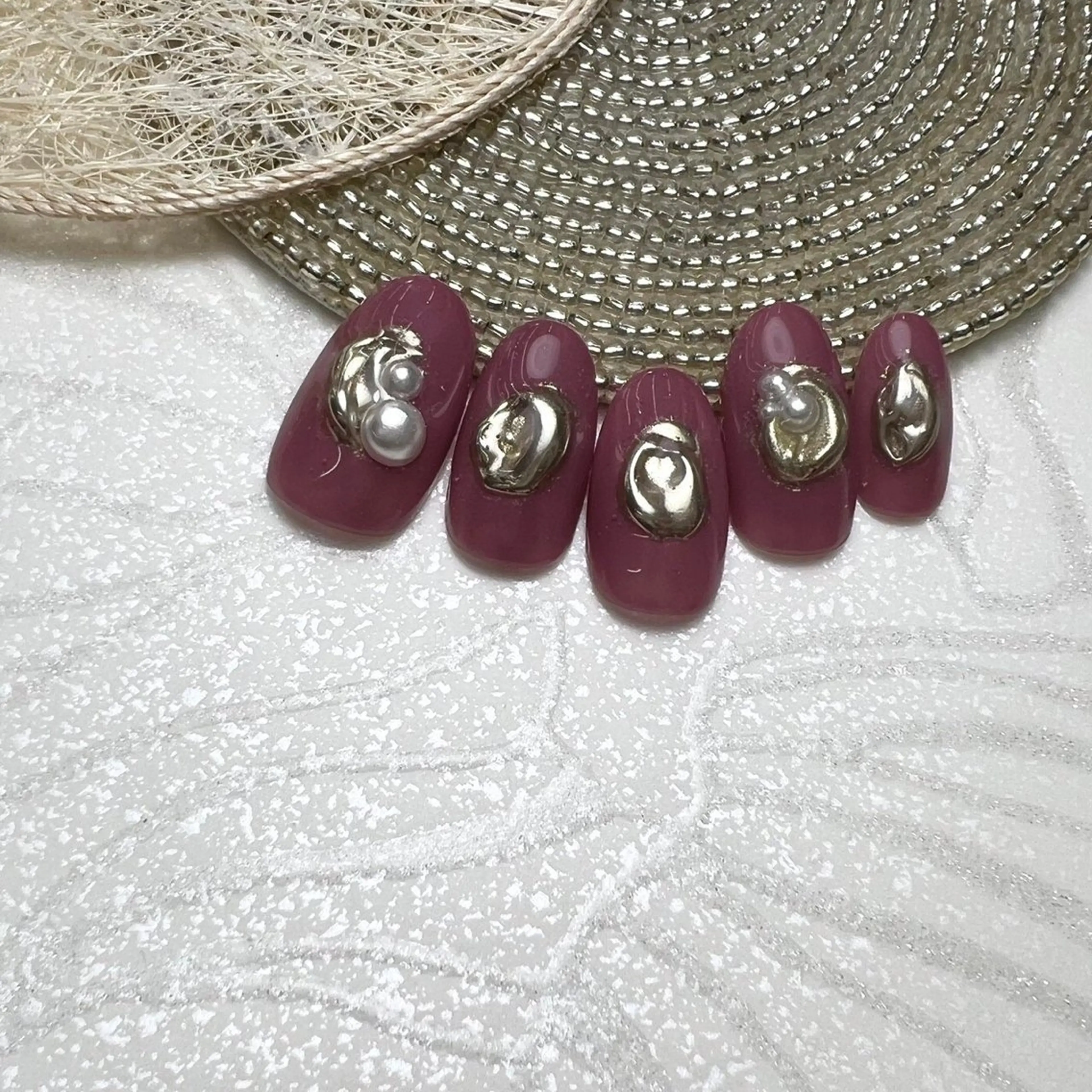 ネイル アートネイル ネイルチップ ⭐︎休業中の練習⭐︎ JNA認定講師髙橋のネイルデザイン