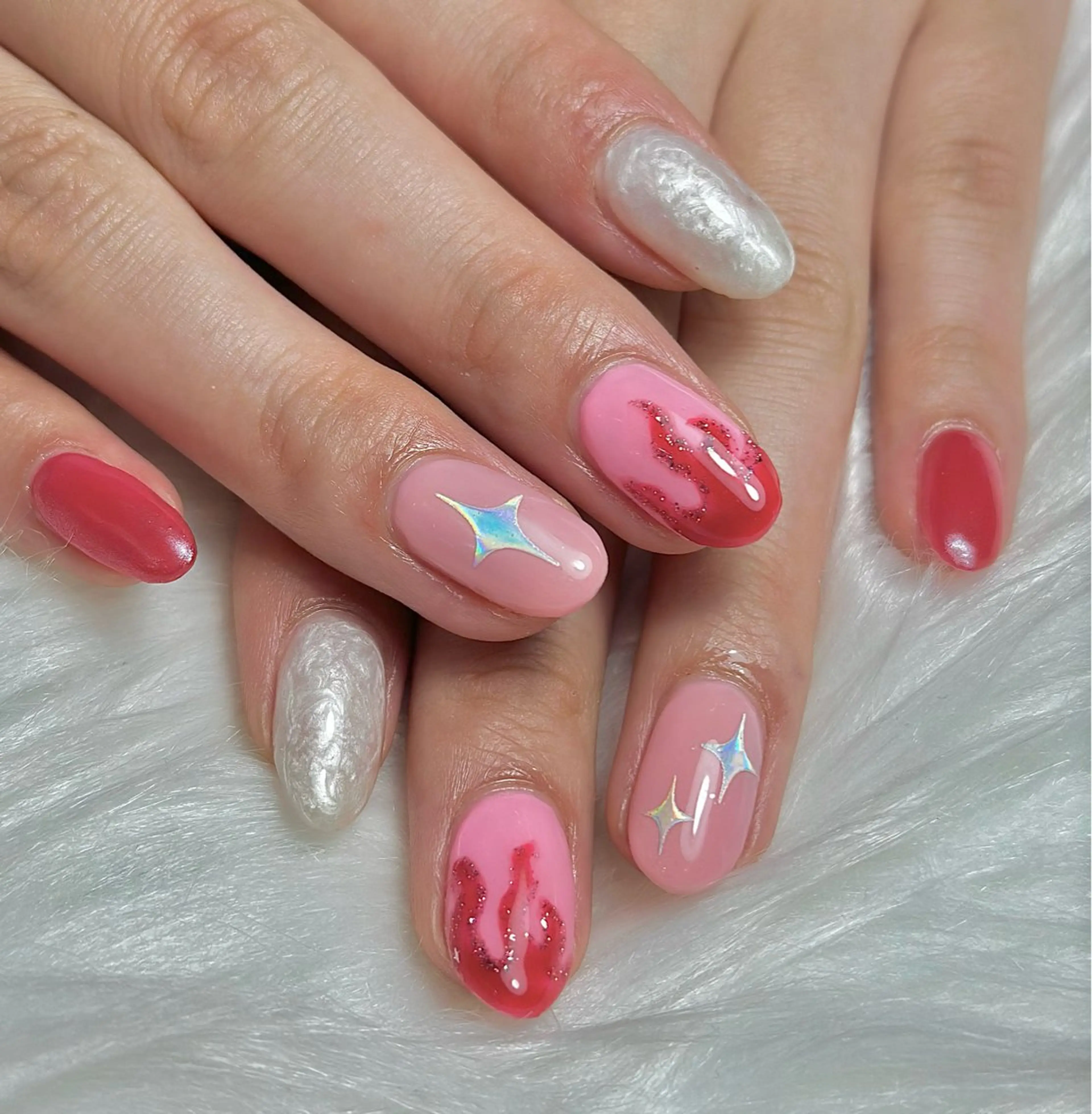 ネイル アートネイル 持ち込み ハンドネイル m_nail所属・O Mayaのネイルデザイン