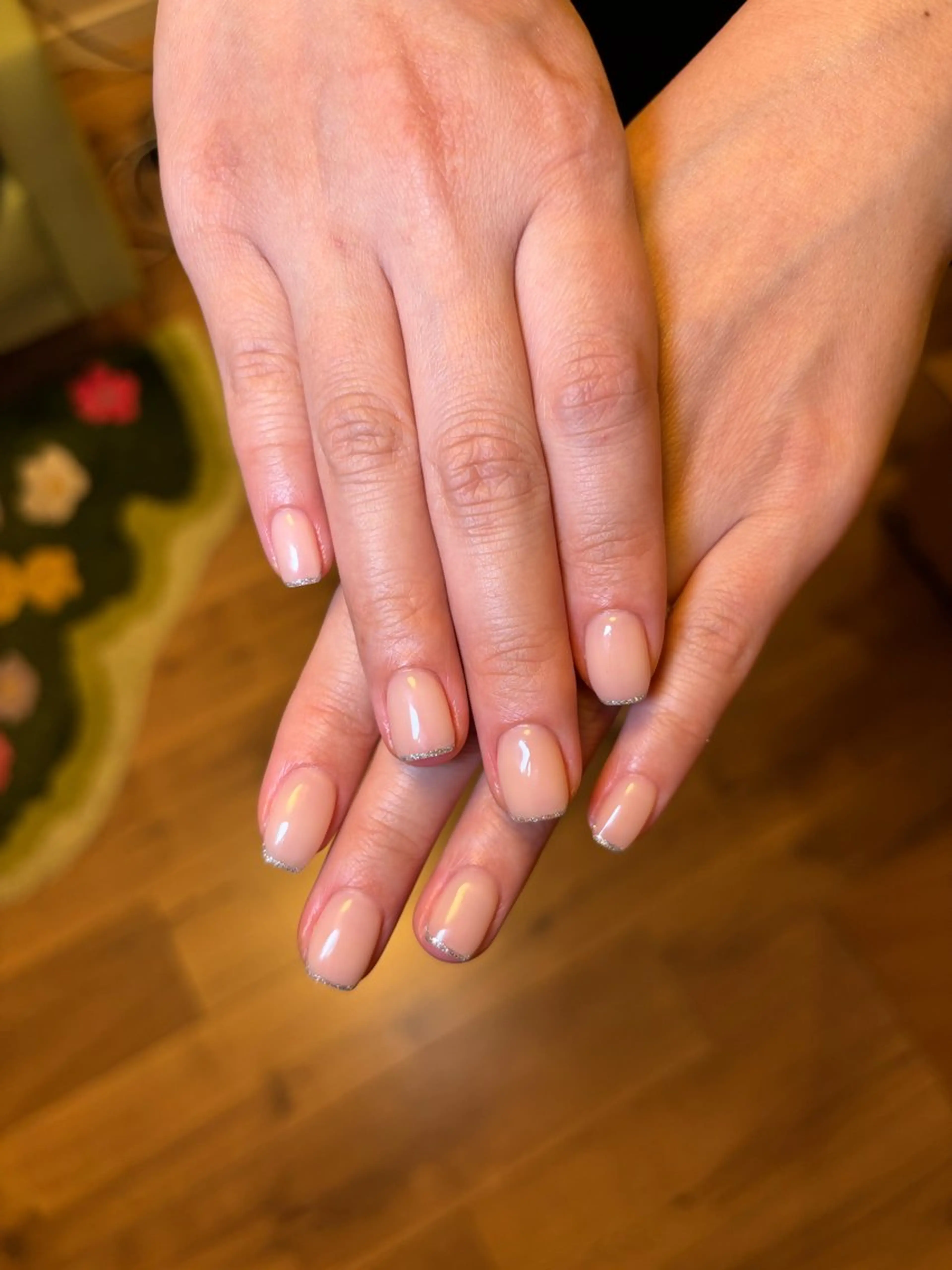 ネイル フレンチネイル ハンドネイル 京美人所属・京 美人のネイルデザイン