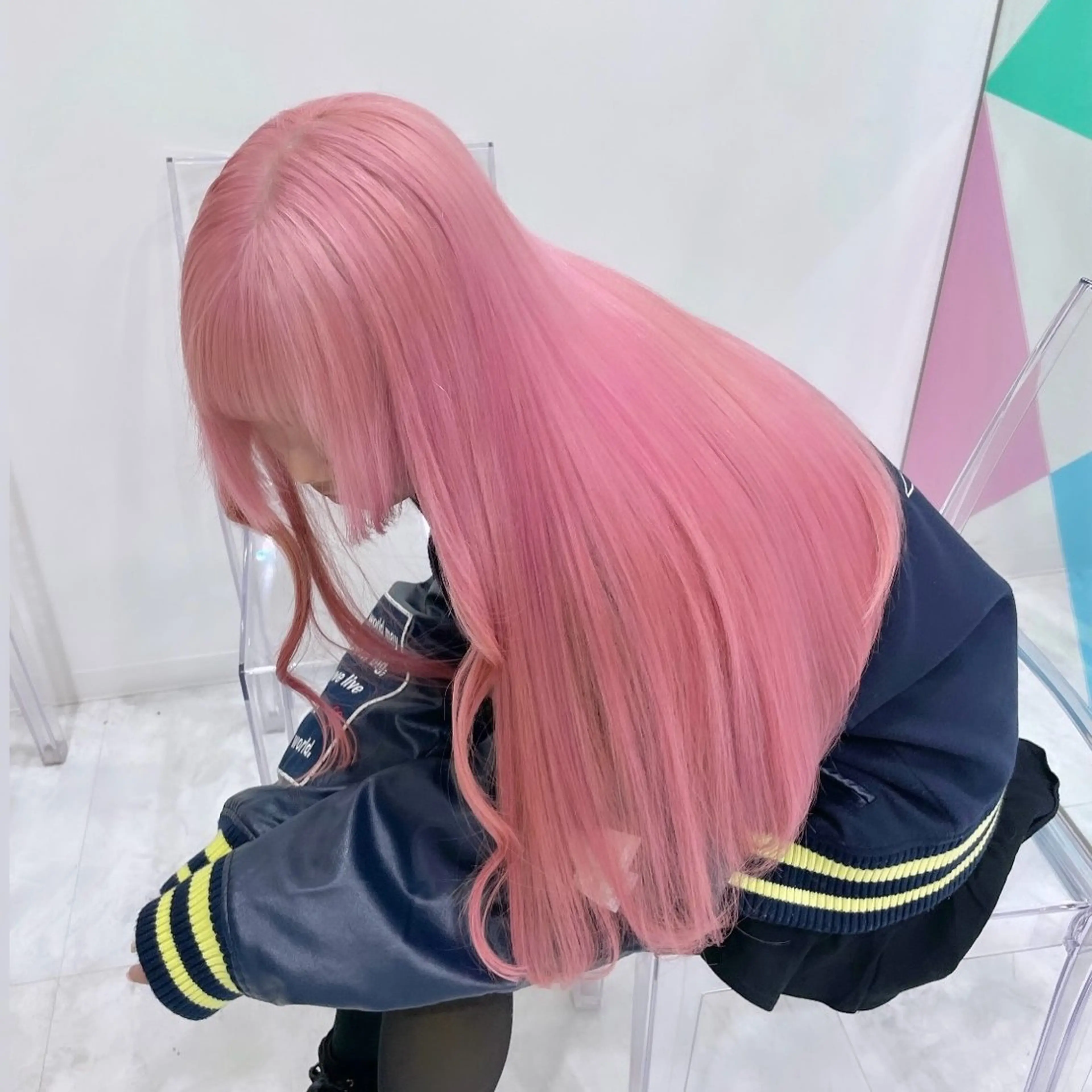 ミディアム カラー 🎀🧁ダメージレス 艶髪カラー🧁🎀のヘアスタイル