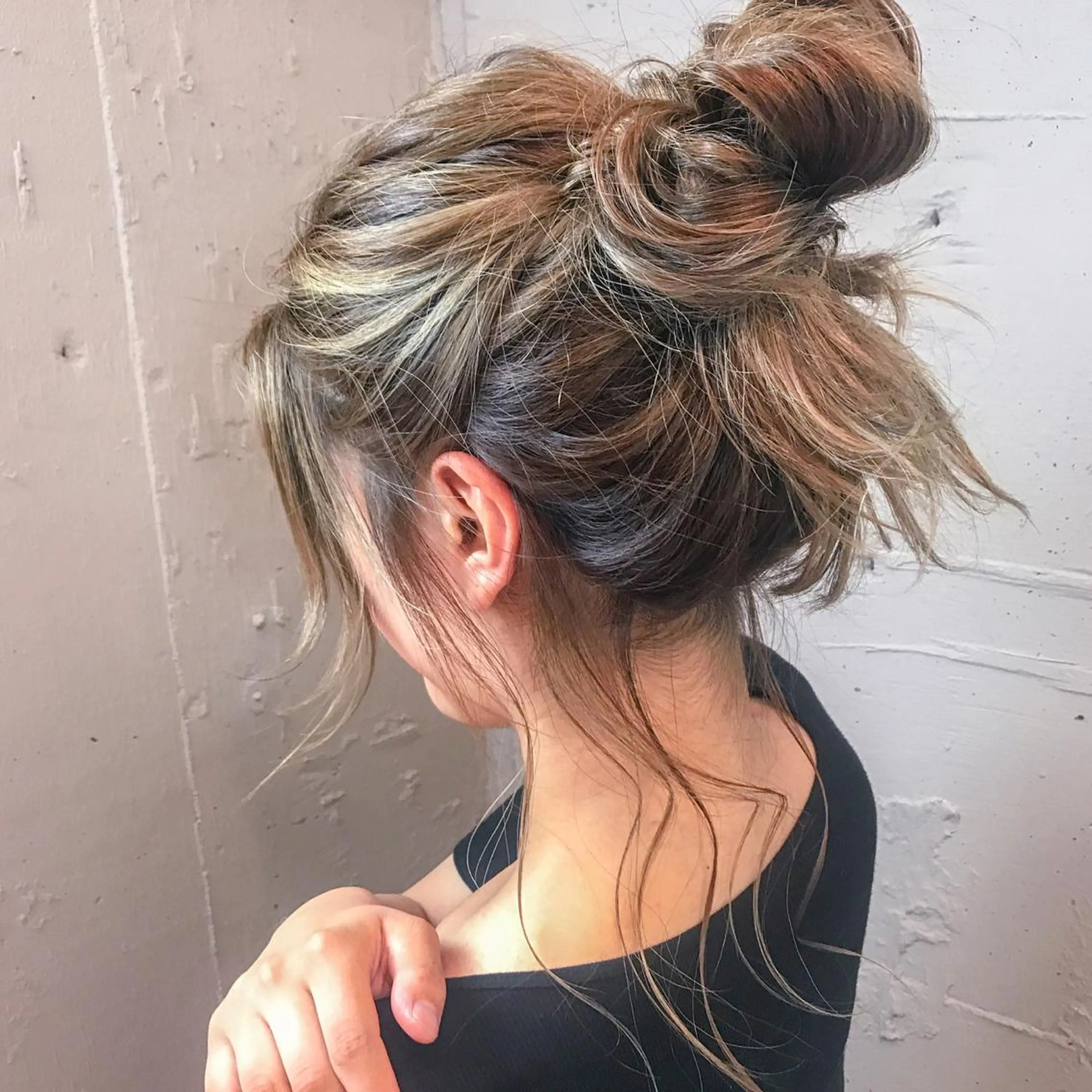 ロング カラー 🇨🇳ワンホンヘア 下田鉄也のヘアスタイル