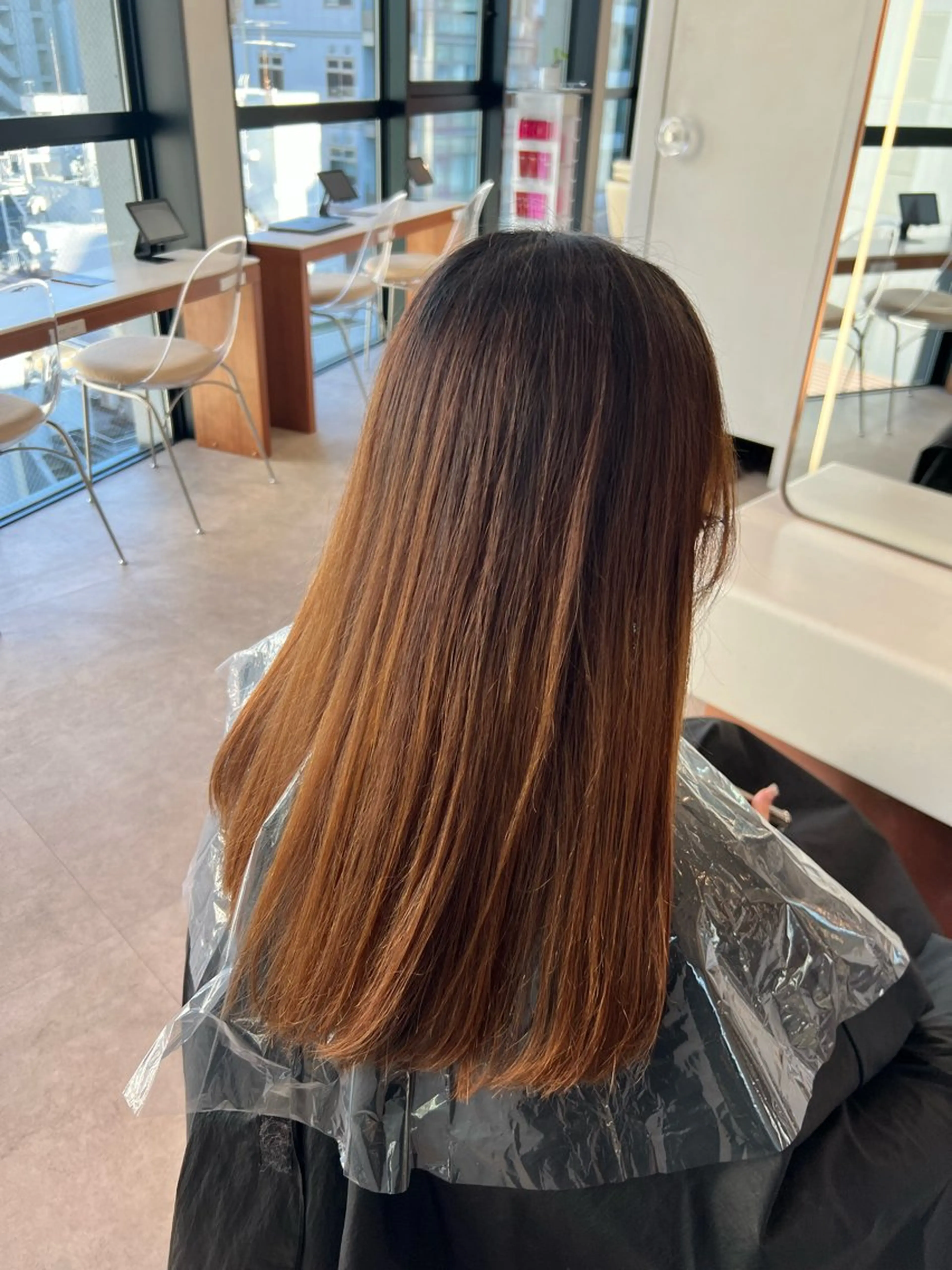 ミディアム カラー ✨髪質改善 縮毛矯正 艶髪 立川 コウキ✨のヘアスタイル