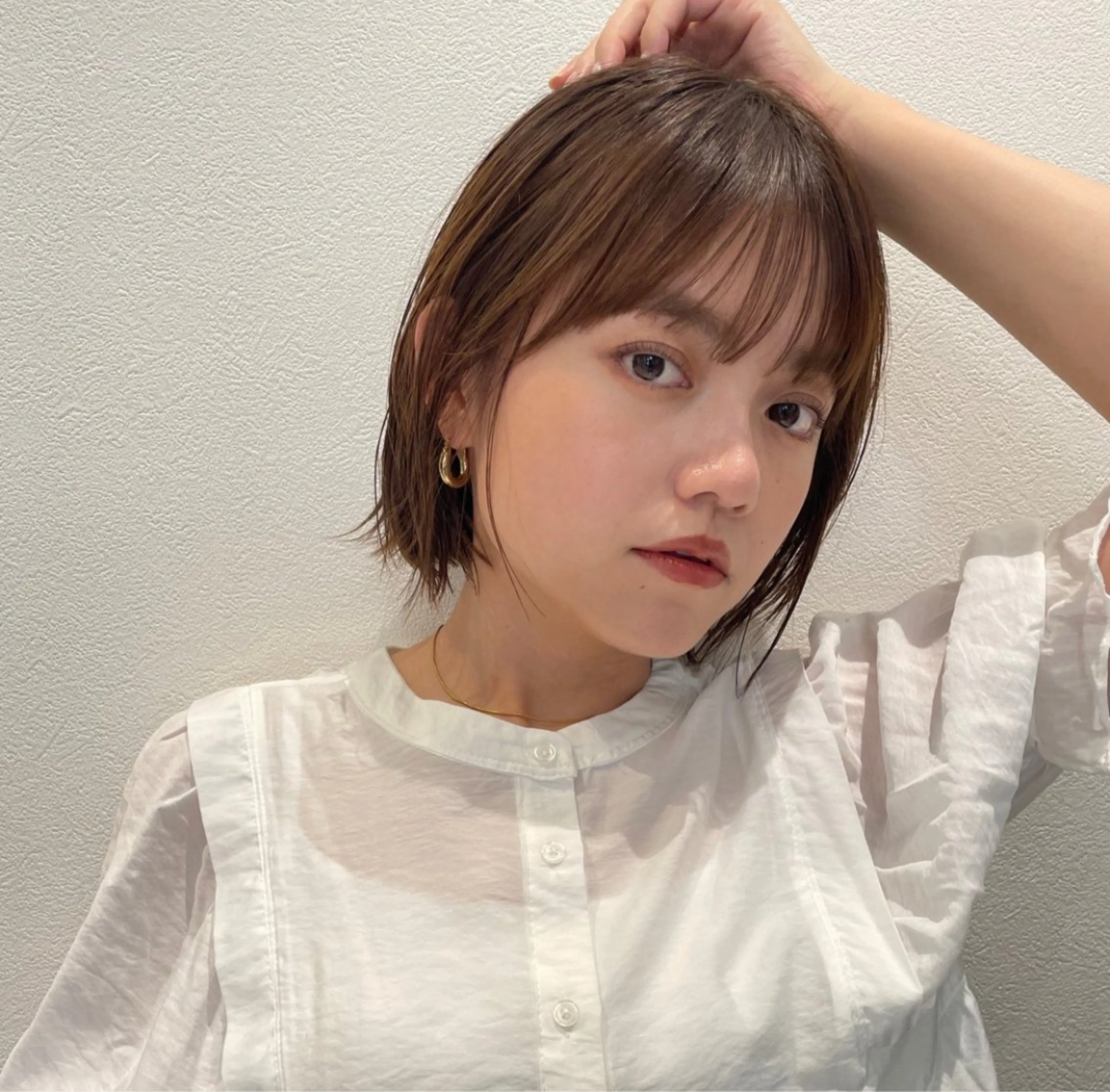 ショート カラー カット ヘアカラー ヘッドスパ 🤎ケアブリーチ/ カット/酸スト🤎のヘアスタイル