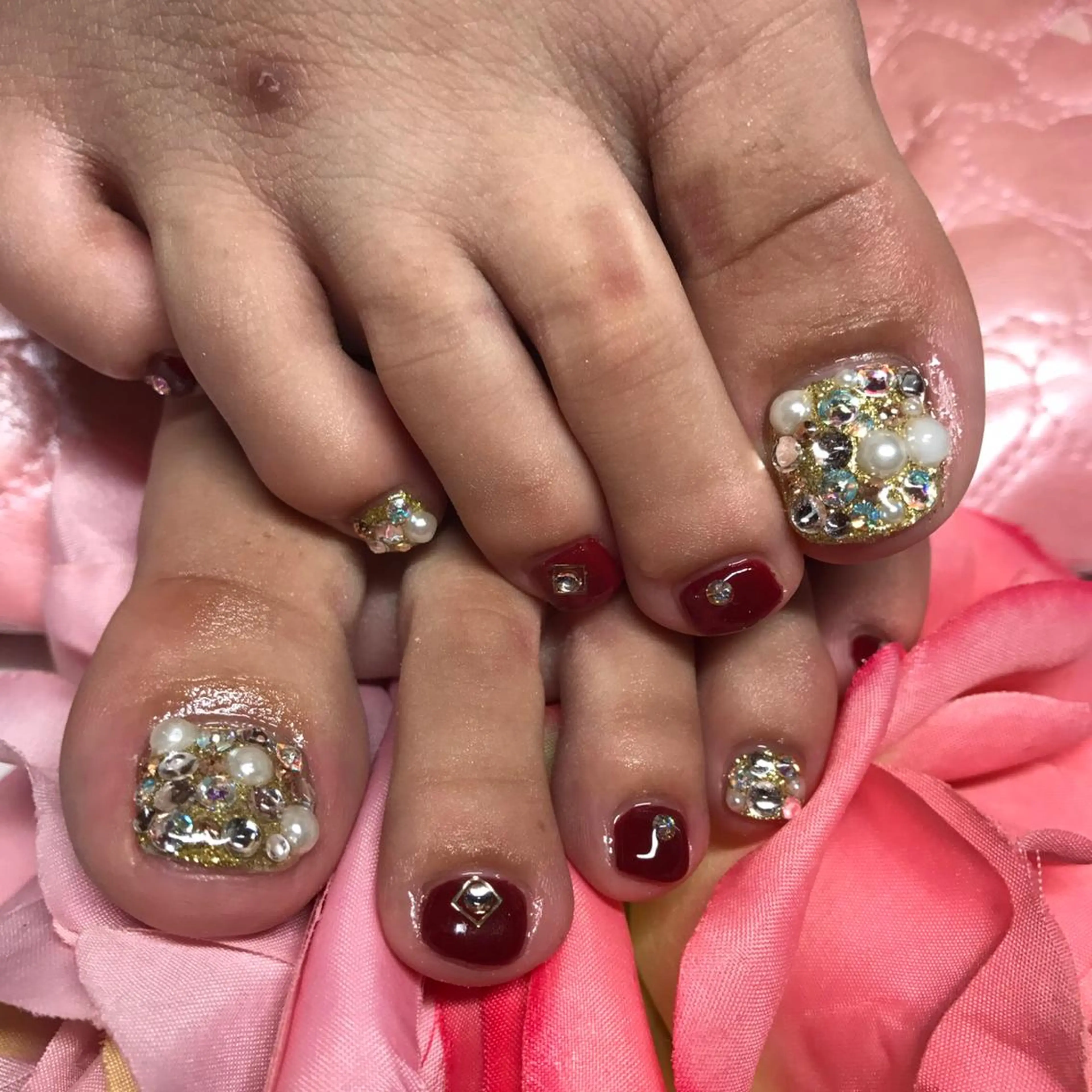 ミディアム ネイル 《LB》ラブリエ Nail&eyeのマツエク・マツパデザイン