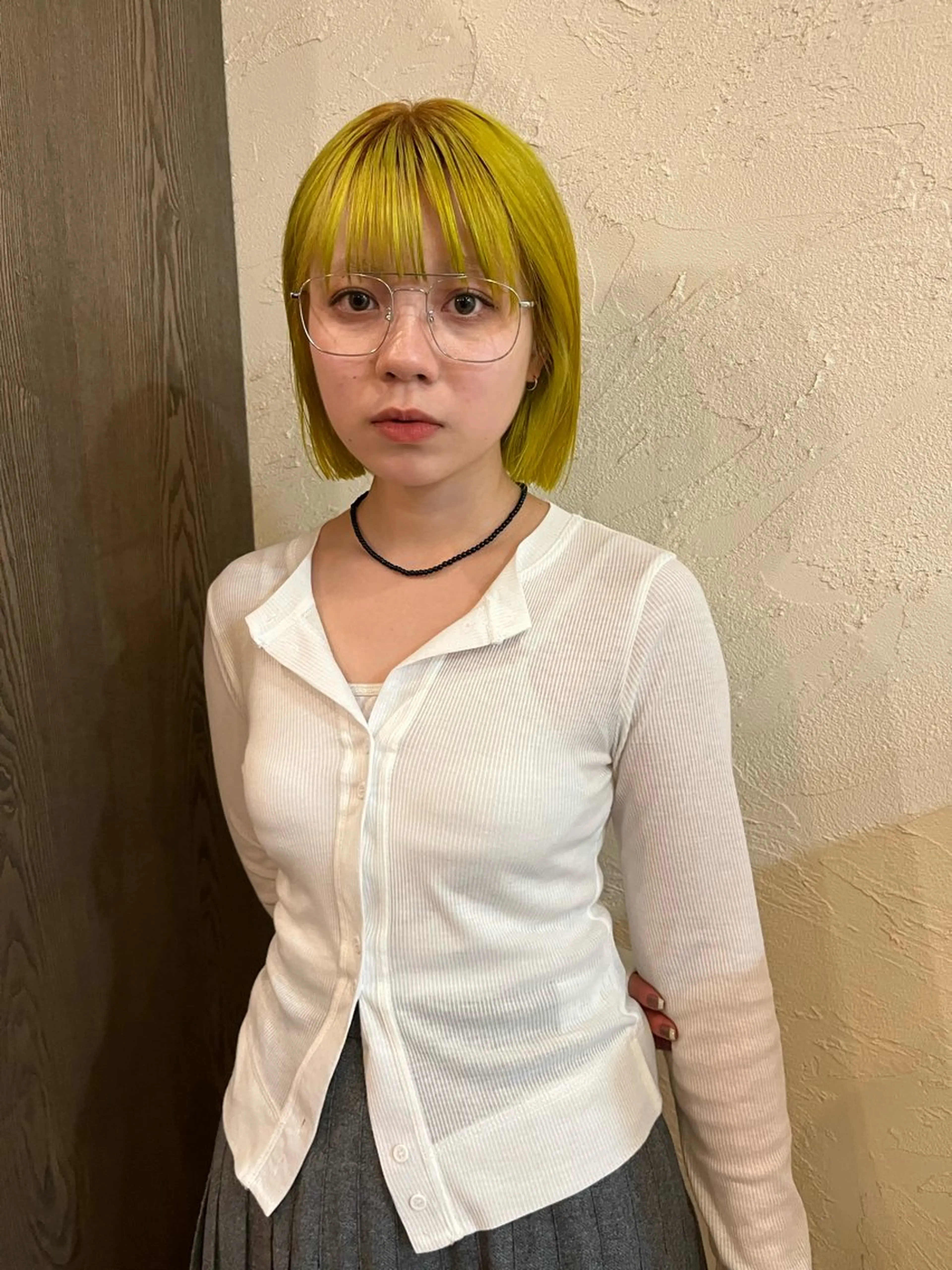 ミディアム カラー そね こまちのヘアスタイル