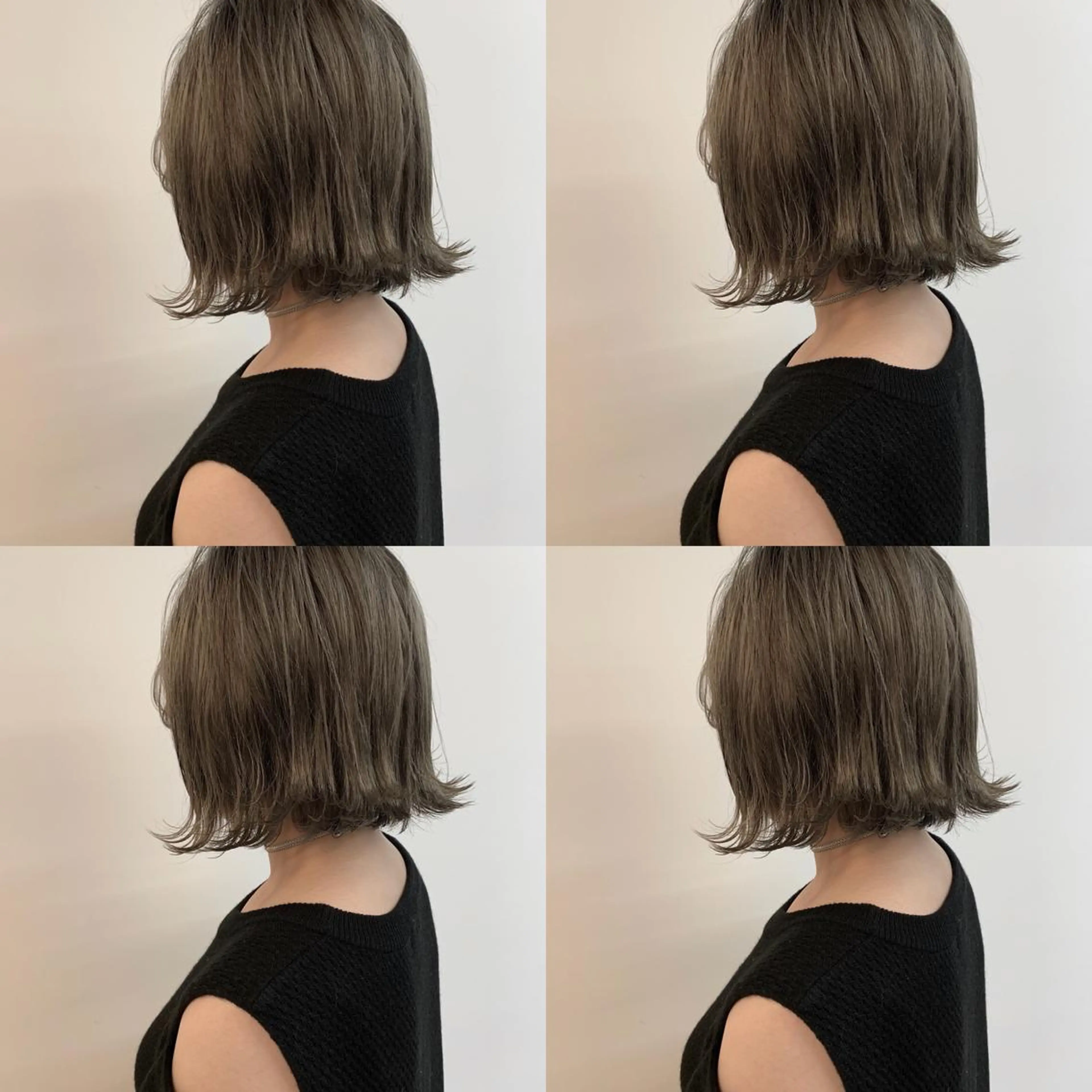 ショート カット ヘアカラー トリートメント 透明感/オリーブ/ グレージュ/YUKAのヘアスタイル