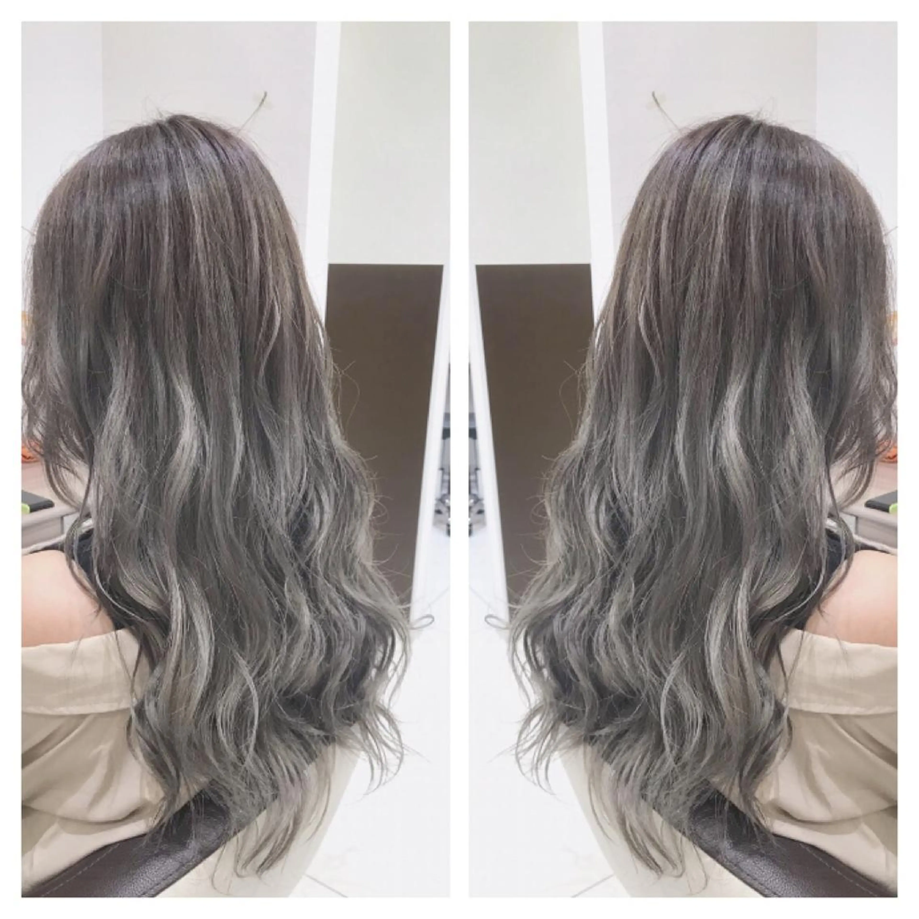 ☘️【人気NO.4❣️ダブルカラー 】ブリーチ&オンカラー& プラチナトリートメントの写真