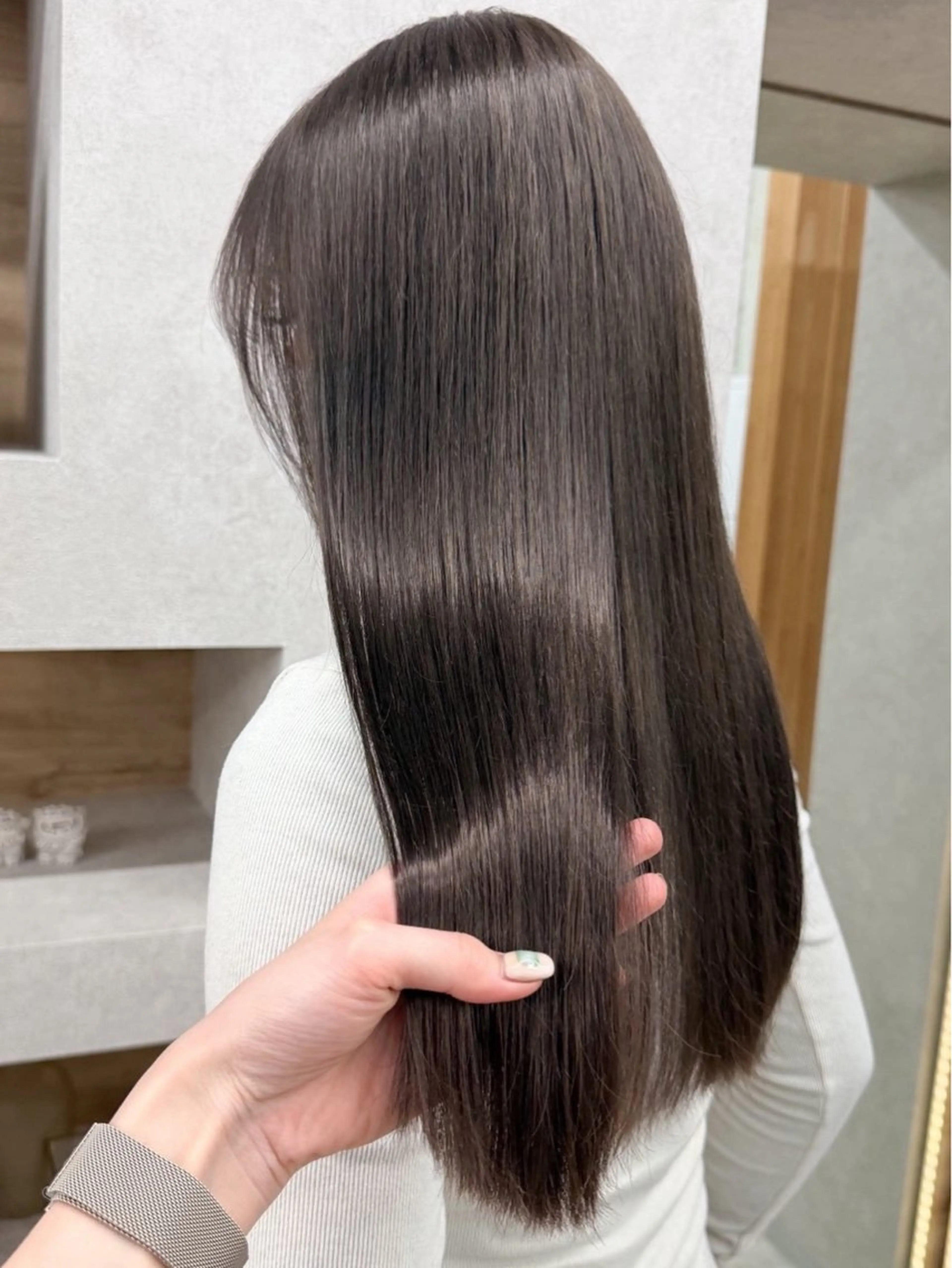 【艶々カラー剤使用💖】💠1ブリーチカラー💠＋💠Aujuaトリートメント💠の写真