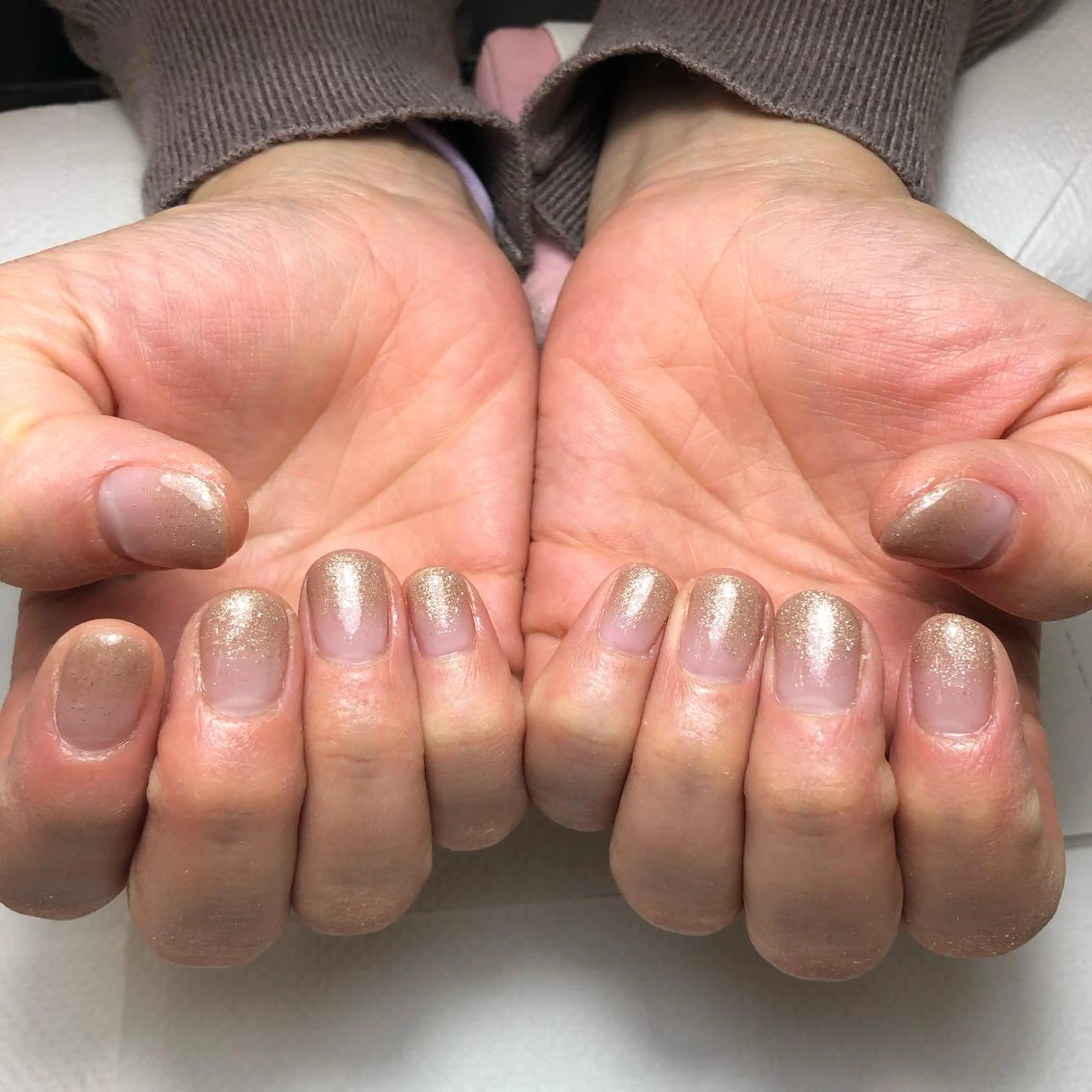 ネイル ラメ(グリッター) 小田 雅美のネイルデザイン