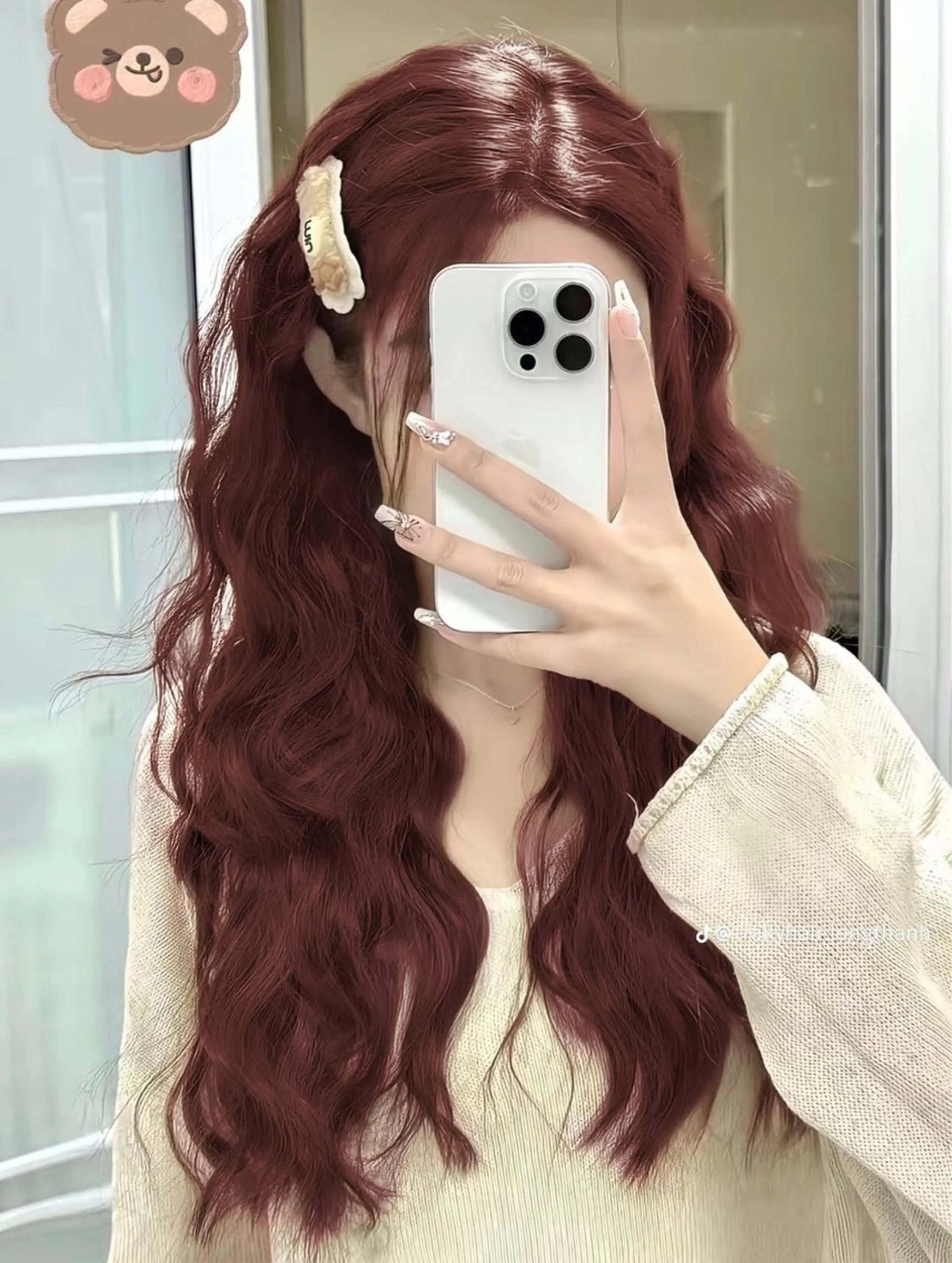 ロング カラー ブリーチ ケアカラー 髪質改善 ロング トリートメント 💗秋冬トレンドヘア Natsumi 💗のヘアスタイル