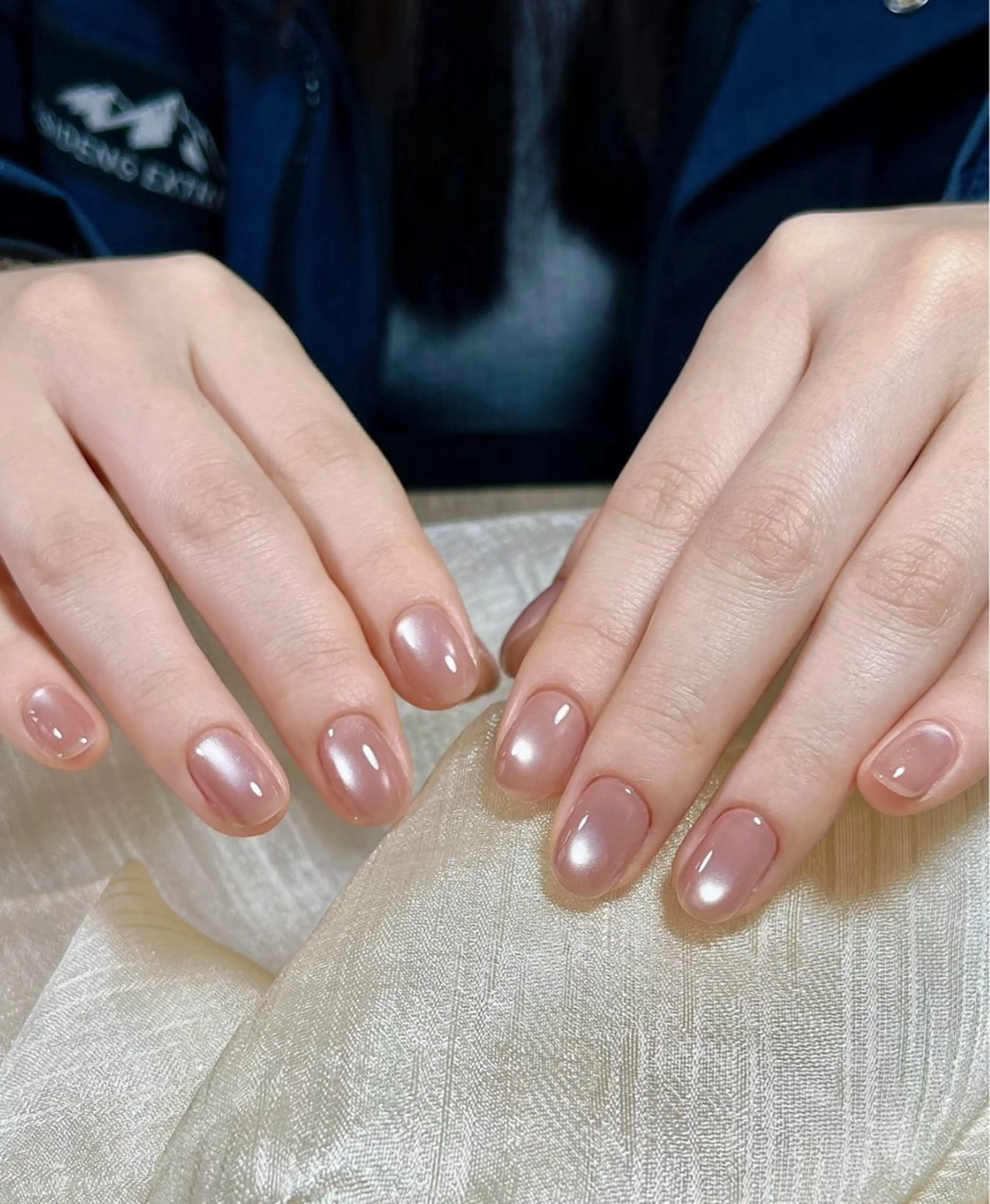 ネイル チークネイル フットネイル フレンチネイル ジェルネイル ガラスフレンチ ハンドネイル エニ キラのネイルデザイン