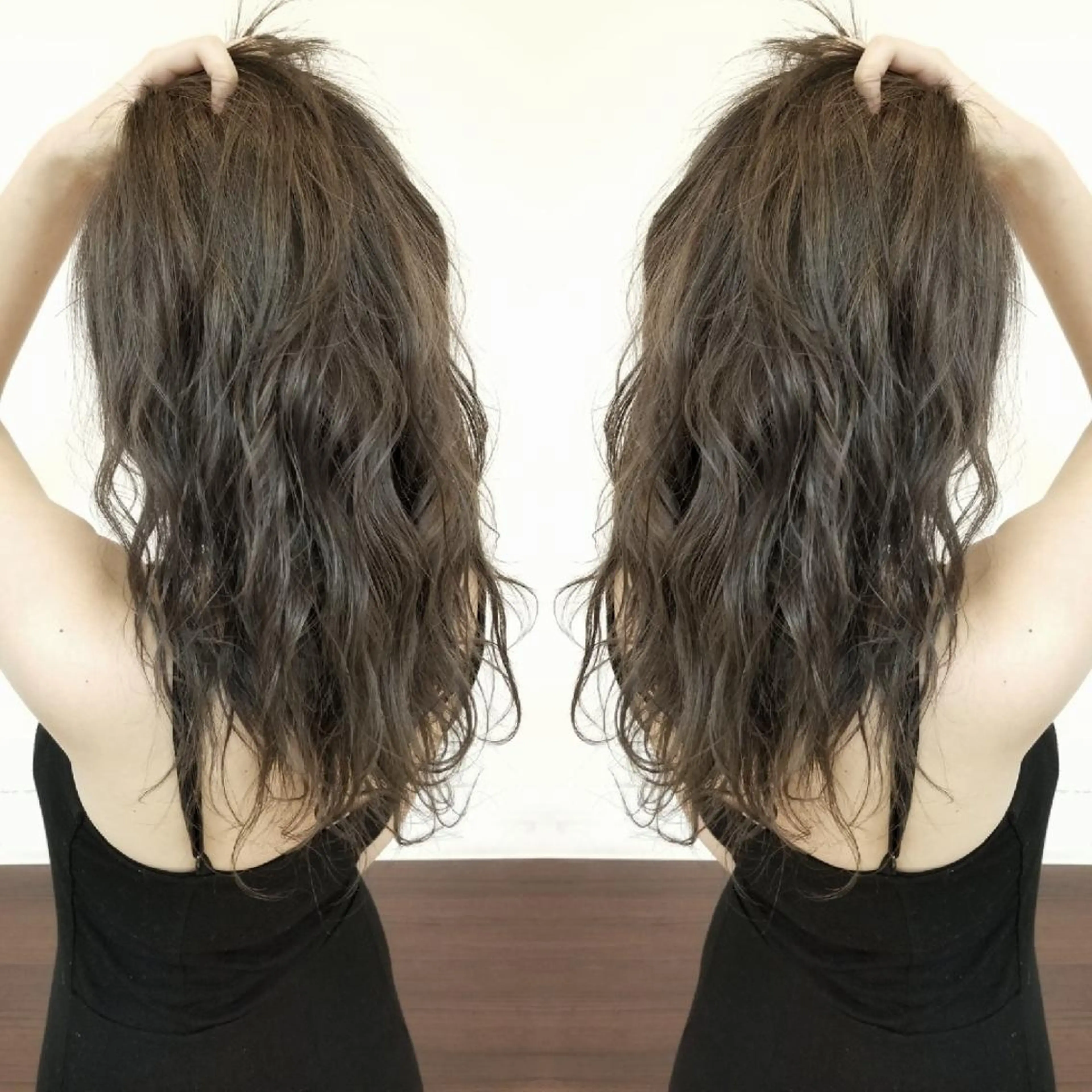 ロング カラー ブリーチ ケアブリーチ ハイライトカラー イルミナカラー ハイライト 髪質改善特化美容師 小林和哉のヘアスタイル