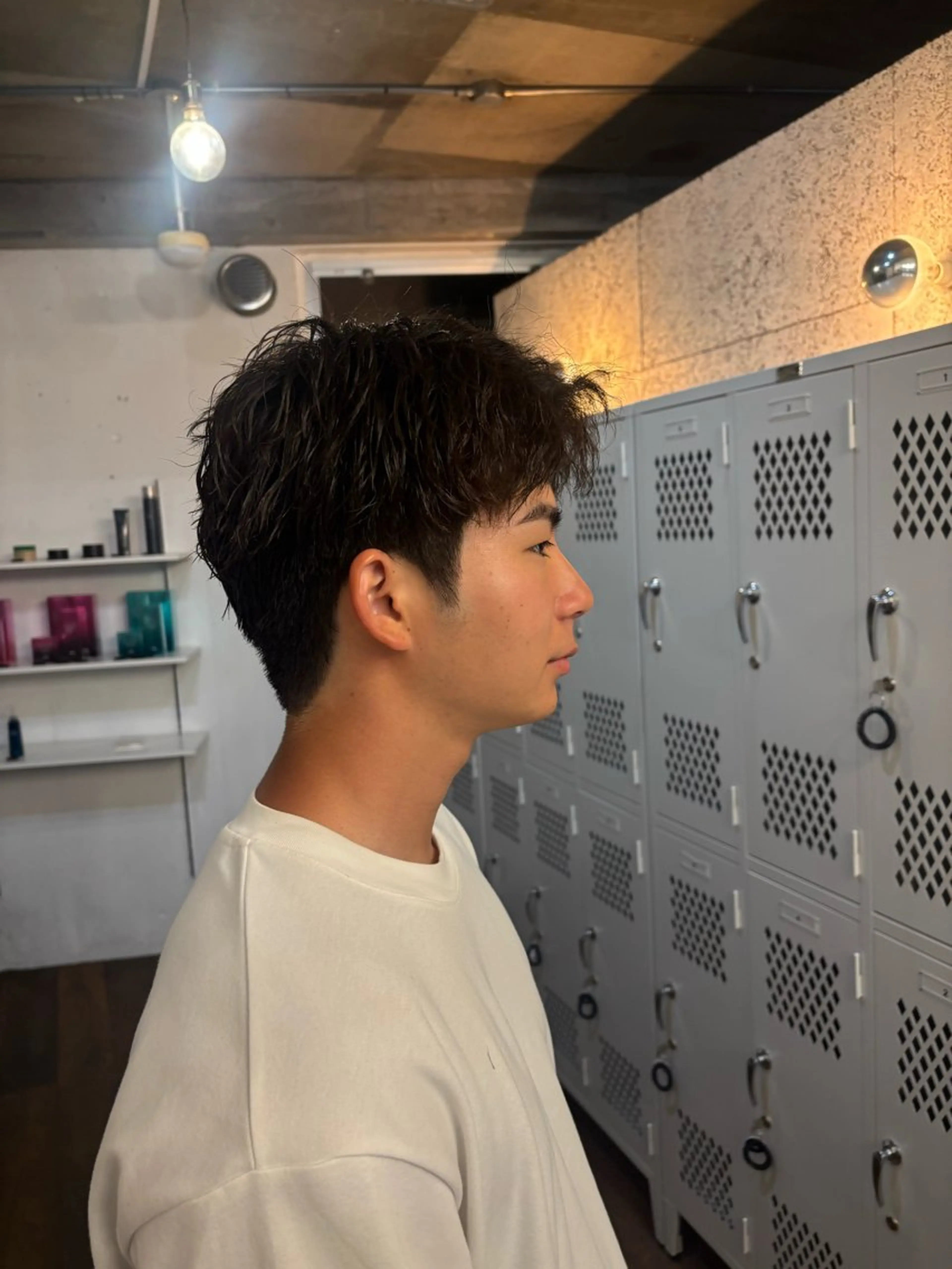 ショート パーマ メンズ fifth 庄子愛彩のヘアスタイル