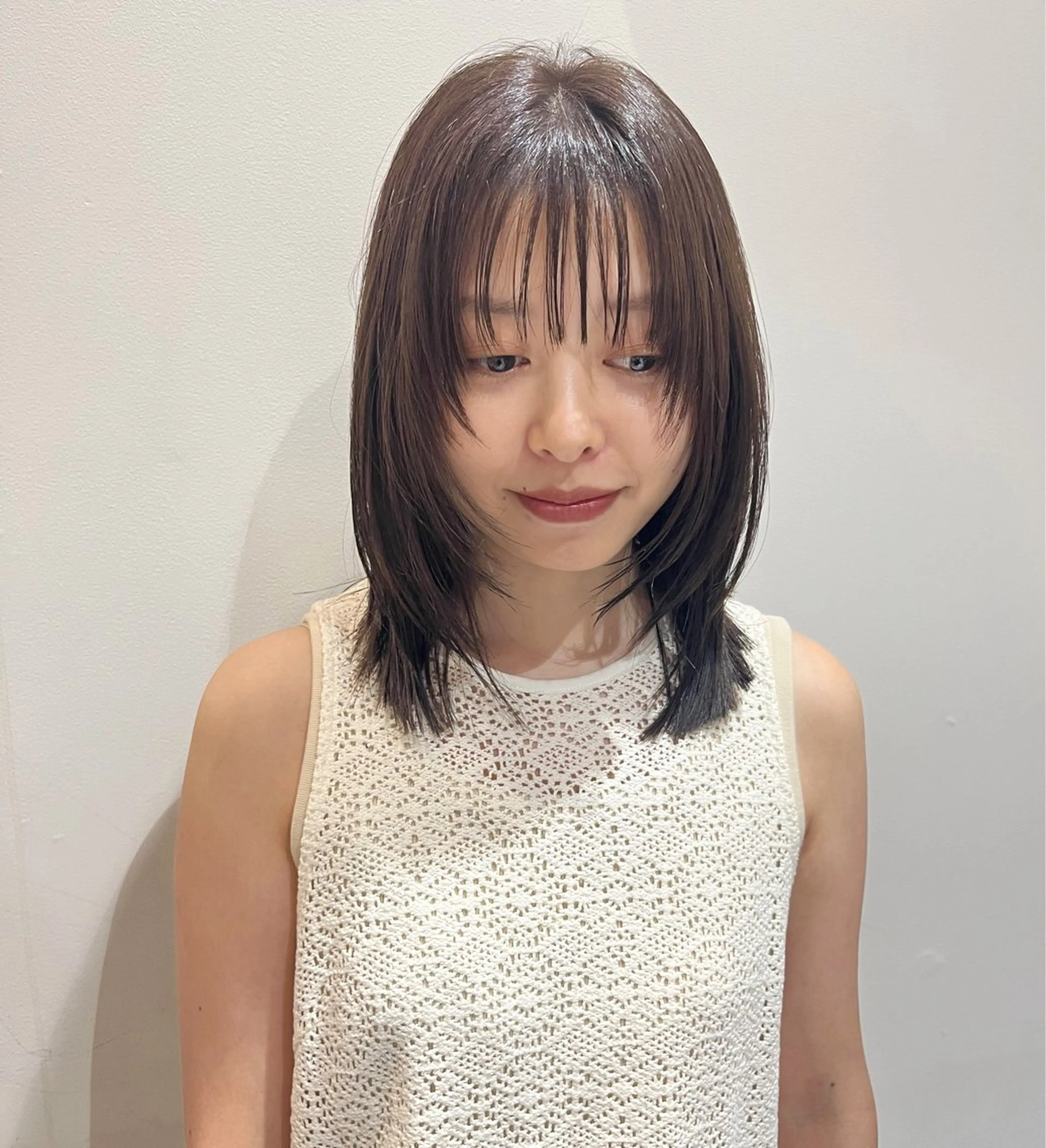 ミディアム カラー ニュアンスヘア☆樋口 希世☆のヘアスタイル