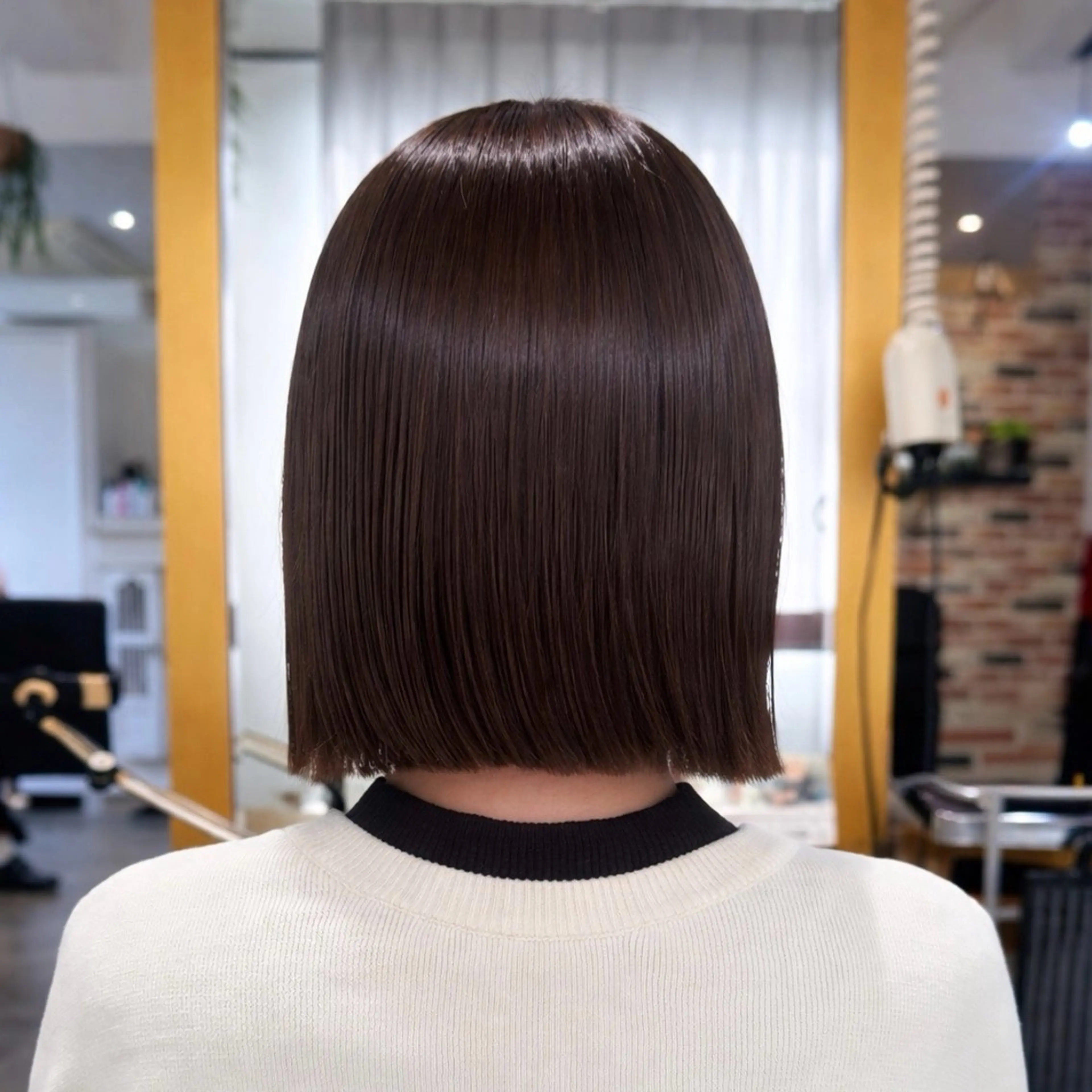 ショート カラー ブラウンカラー オリーブブラウン カット ヘアカラー 艶髪/レイヤー/ 心斎橋💖Sakiのヘアスタイル