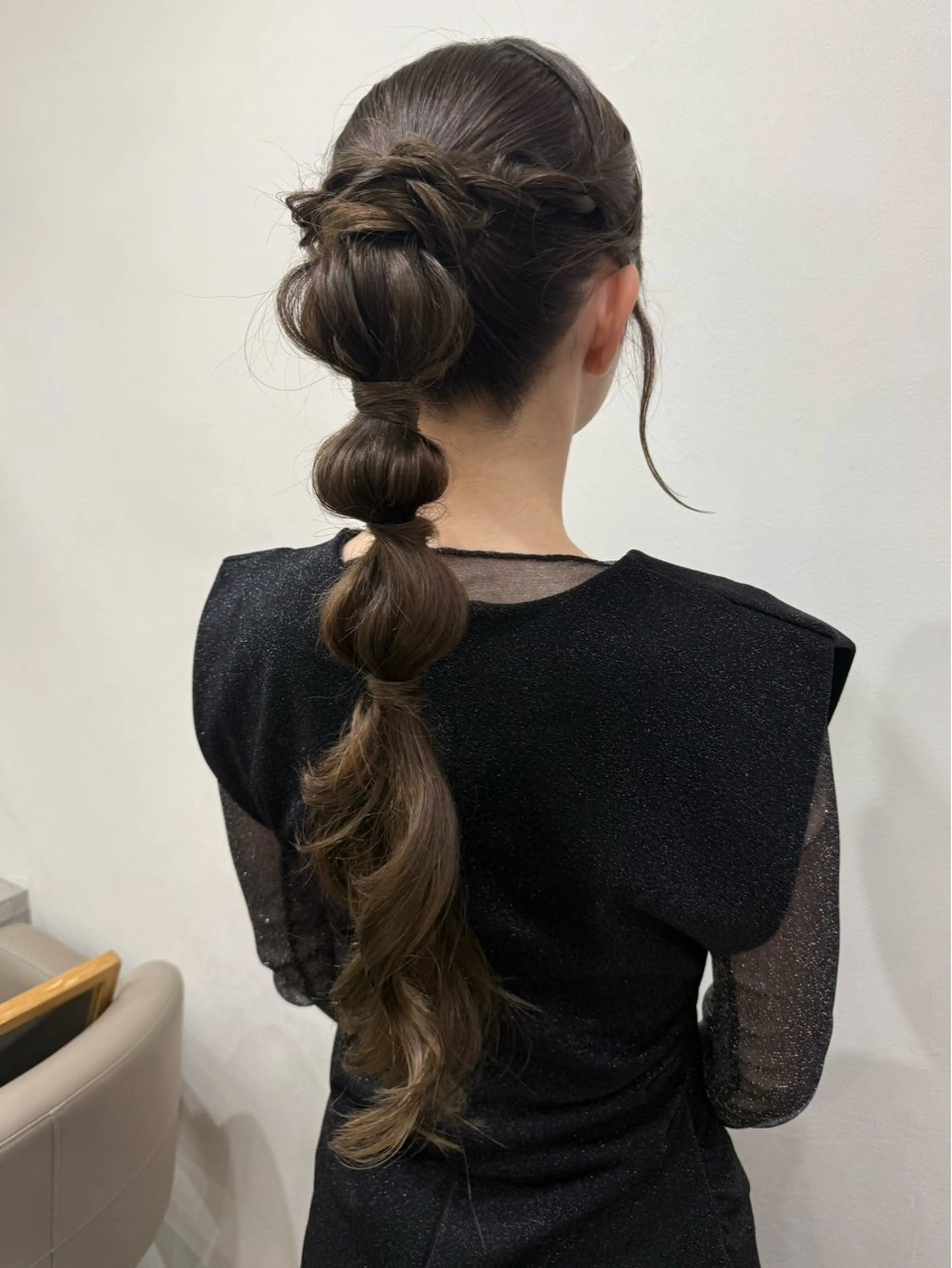 ロング ヘアアレンジ ヘアセット 韓国風パーマ/ヘア セット/店長みづきのヘアスタイル