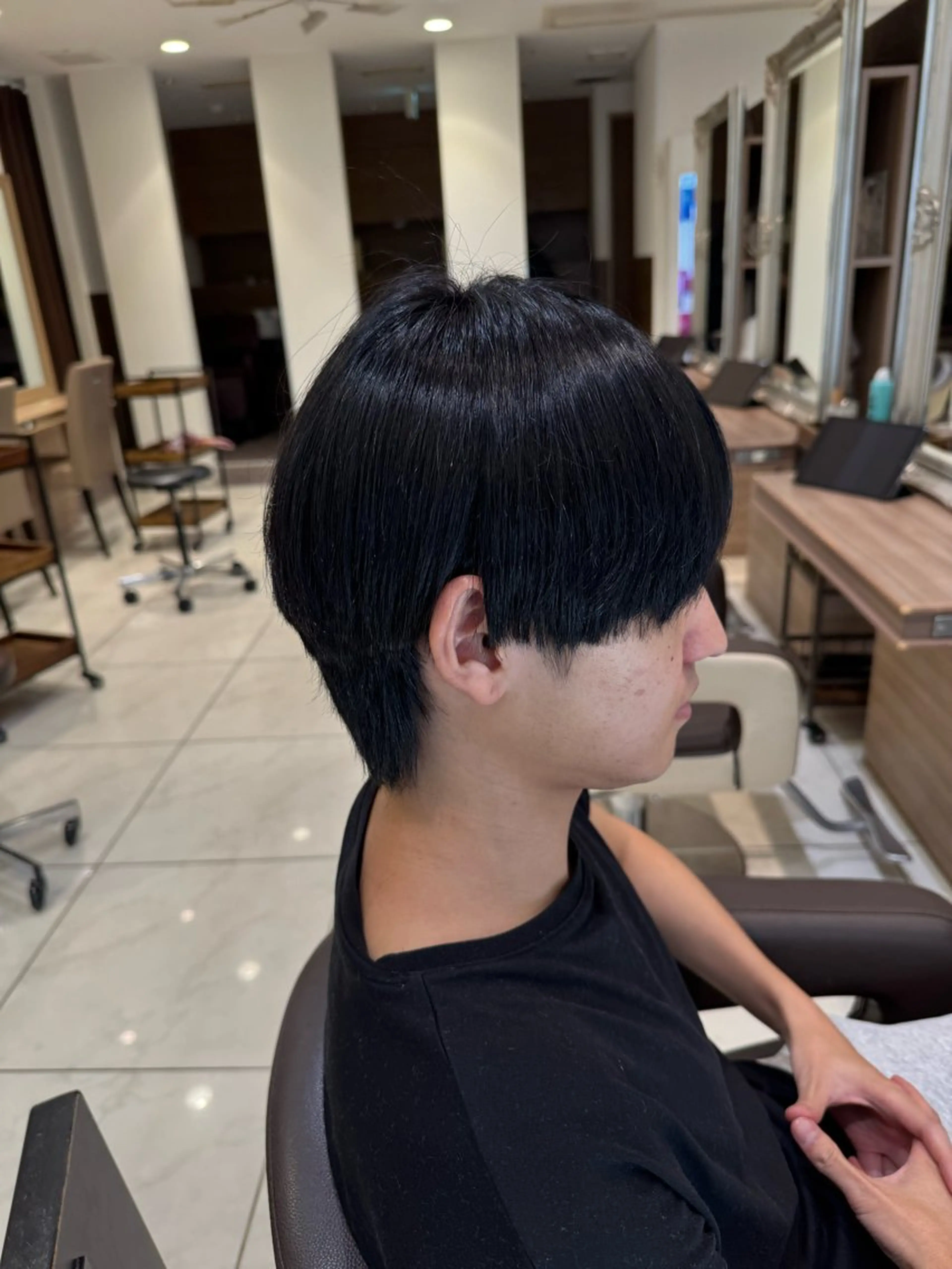 メンズ マッシュ カット ヘアカラー メンズ特化💎/ 韓国風🇰🇷なぎとのヘアスタイル