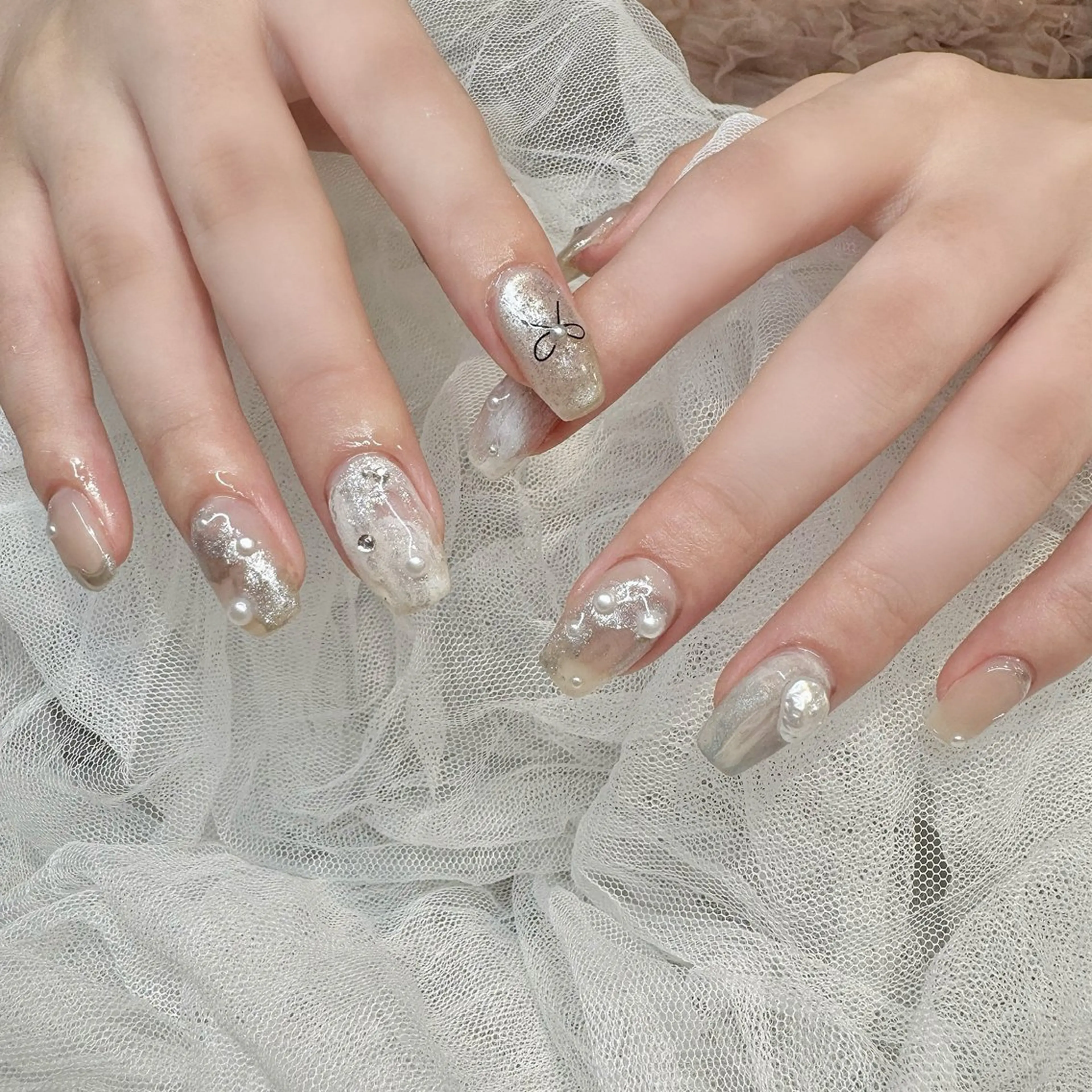 ネイル ハンドネイル 新井 ひなののネイルデザイン