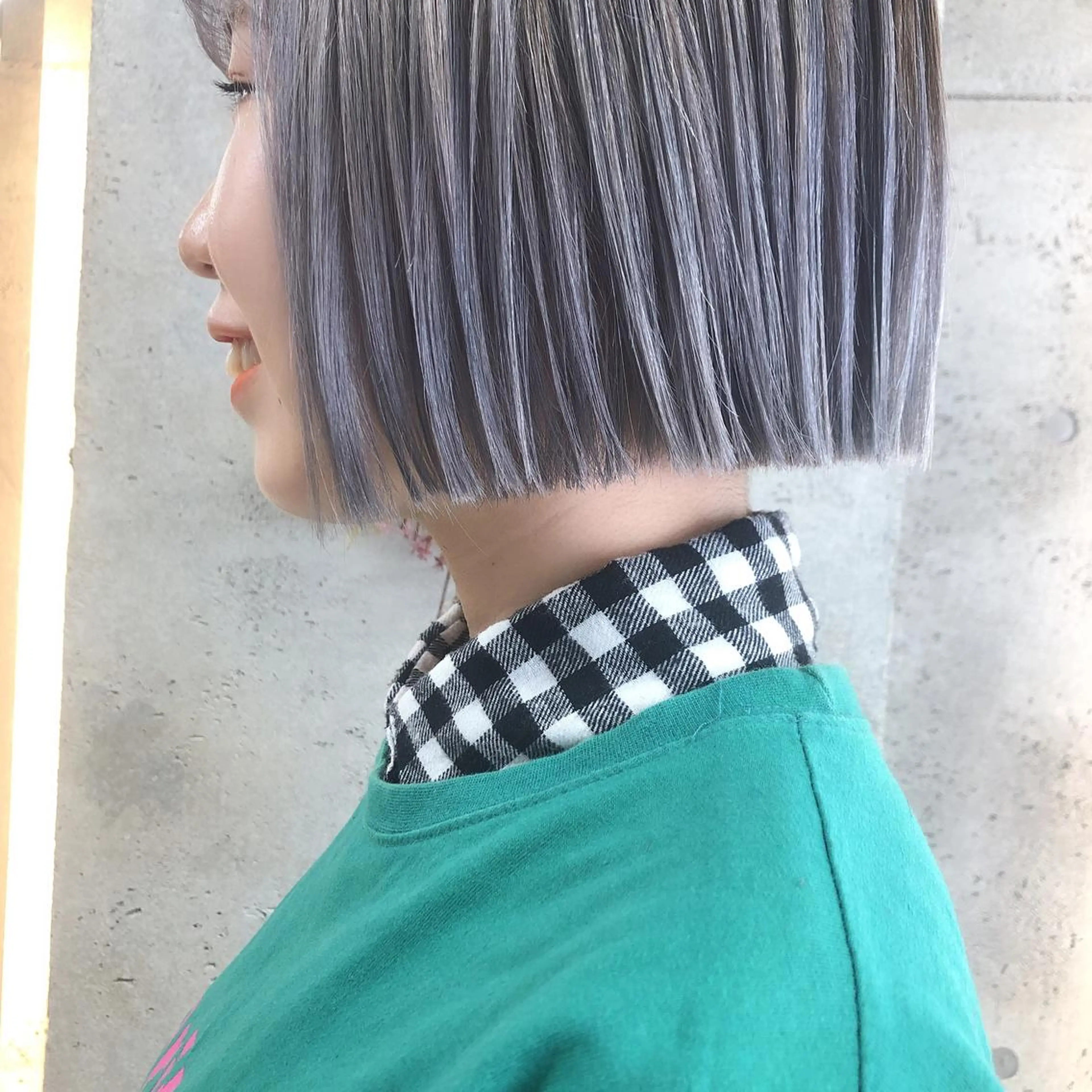 ショート カラー アッシュ シルバー シルバーアッシュ wakana 【ブリーチカラー】のヘアスタイル