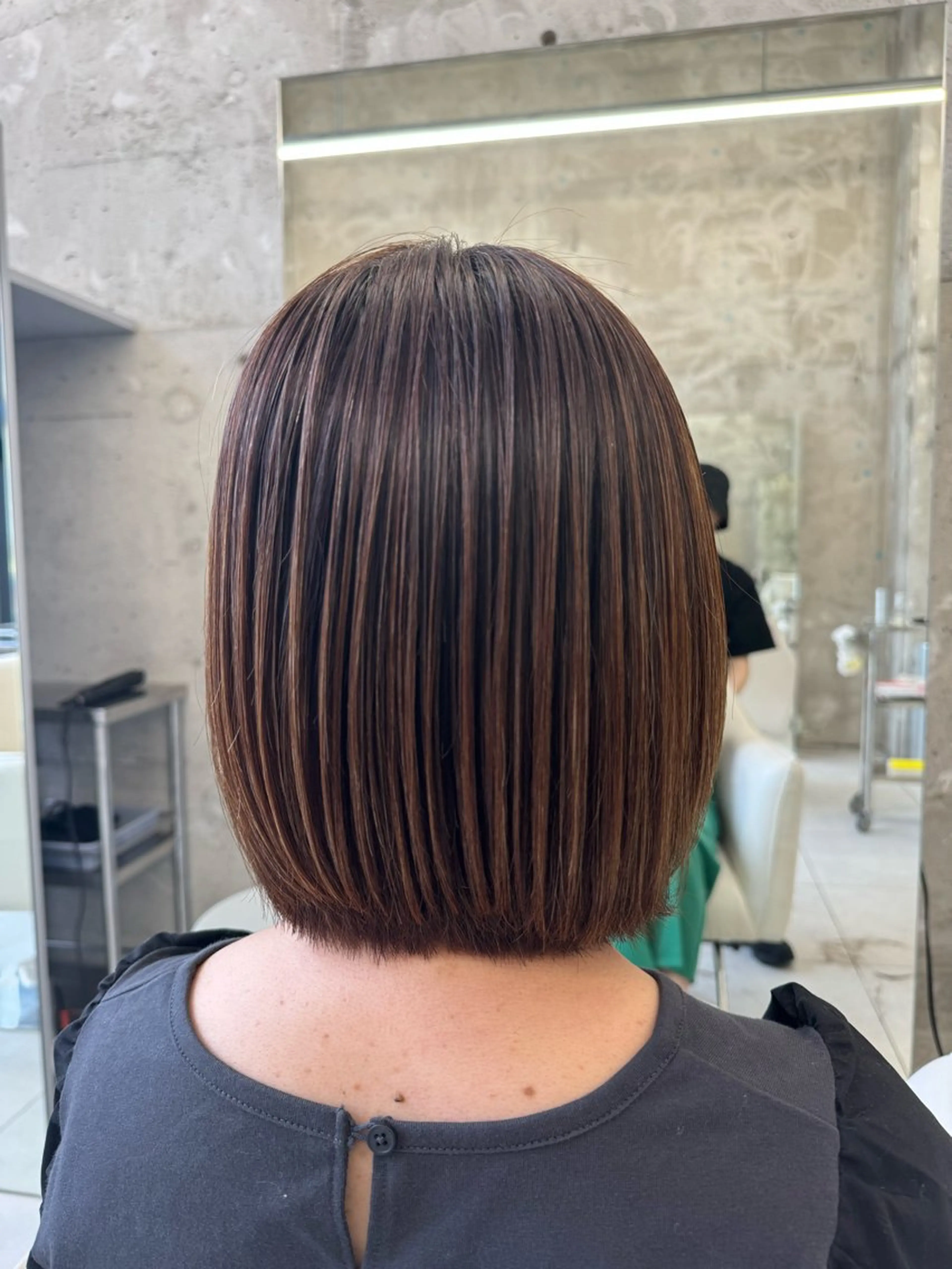 ショート 酸性ストレート 縮毛矯正 表参道/髪質改善 TATSUMIのヘアスタイル