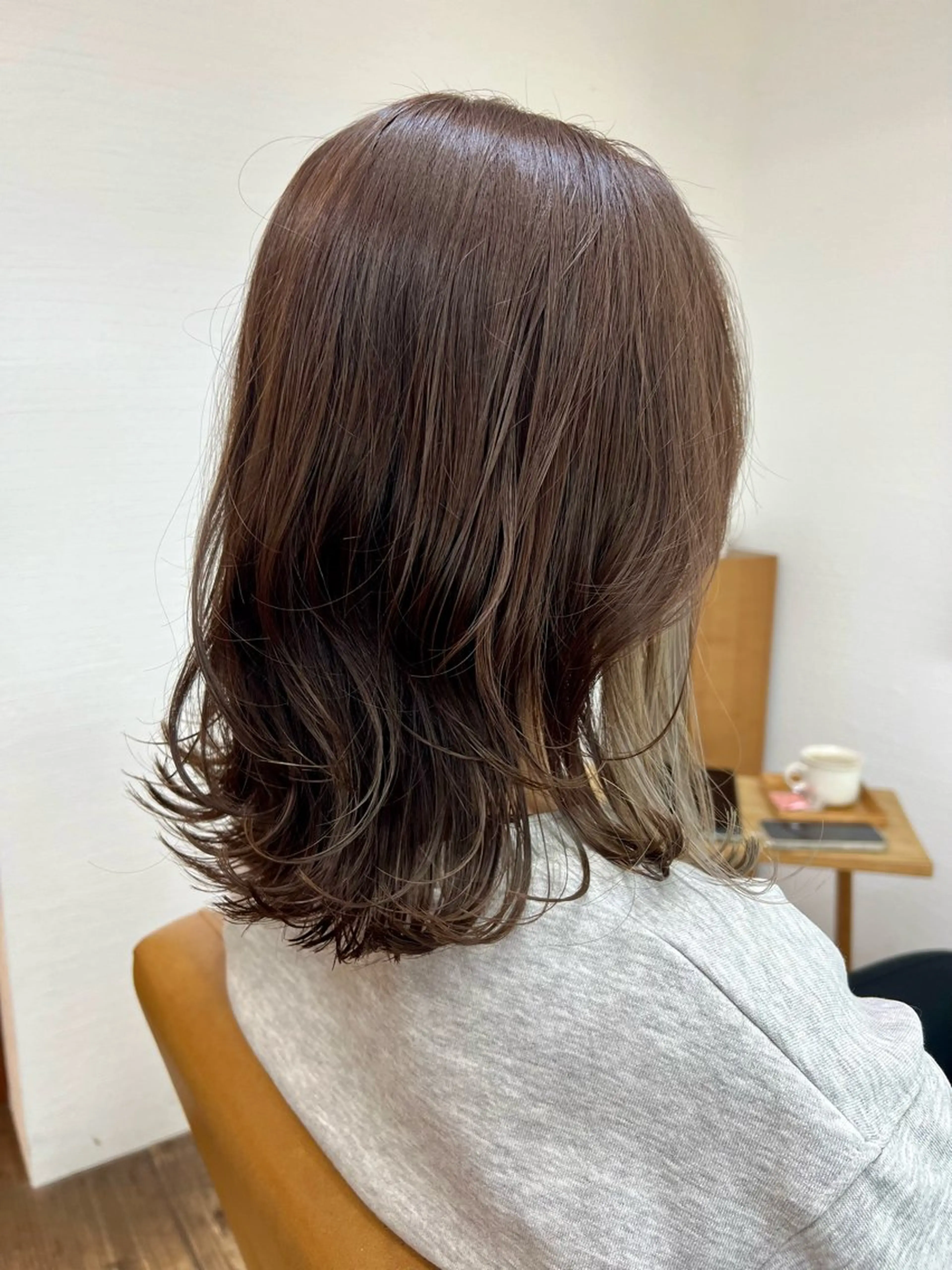 ミディアム Strawberry所属・原田 志保のヘアスタイル