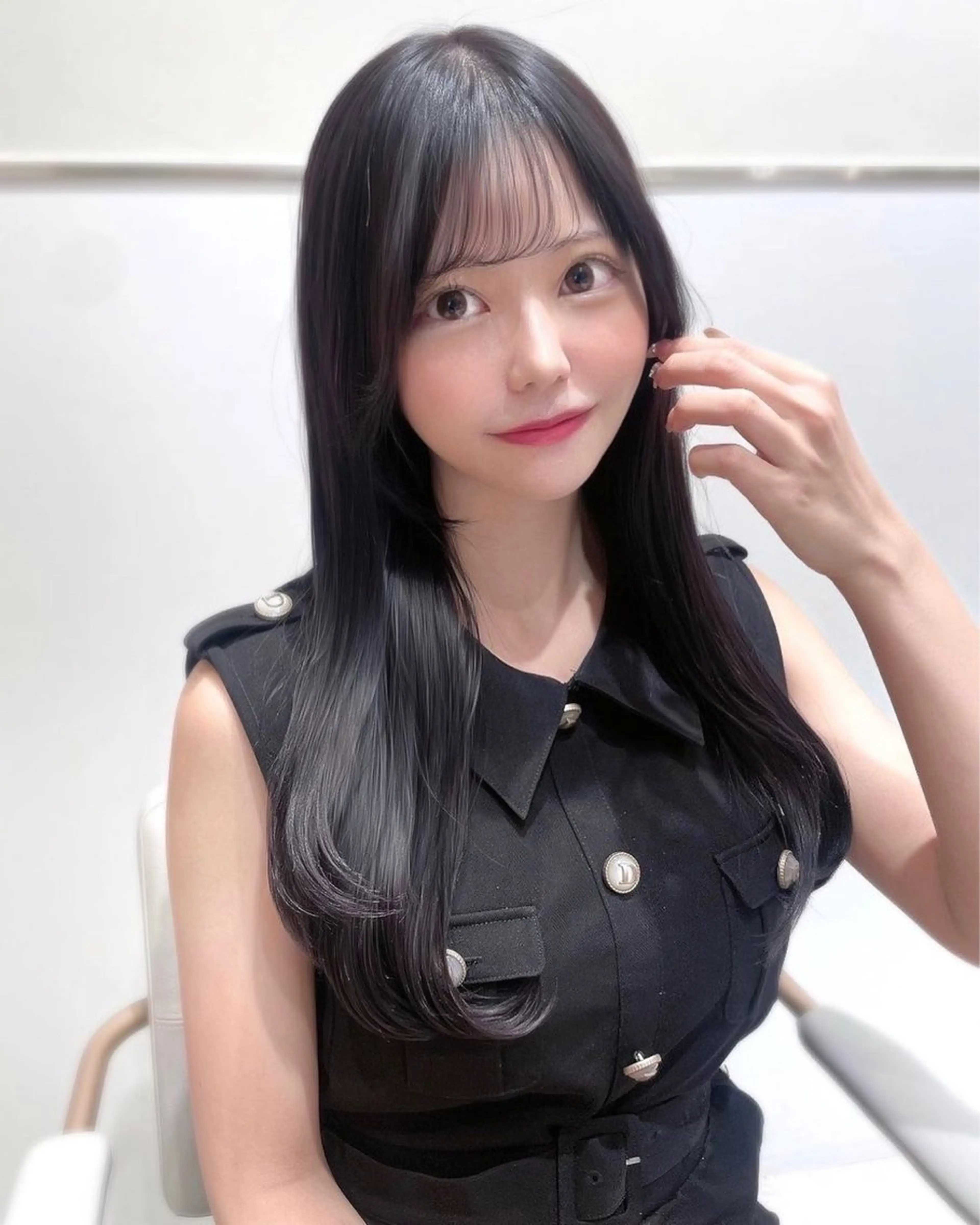 ロング カラー カット ヘアカラー トリートメント トイロ武蔵小杉所属・ナチュラル韓国ヘア 🇰🇷塚田凌太のヘアスタイル