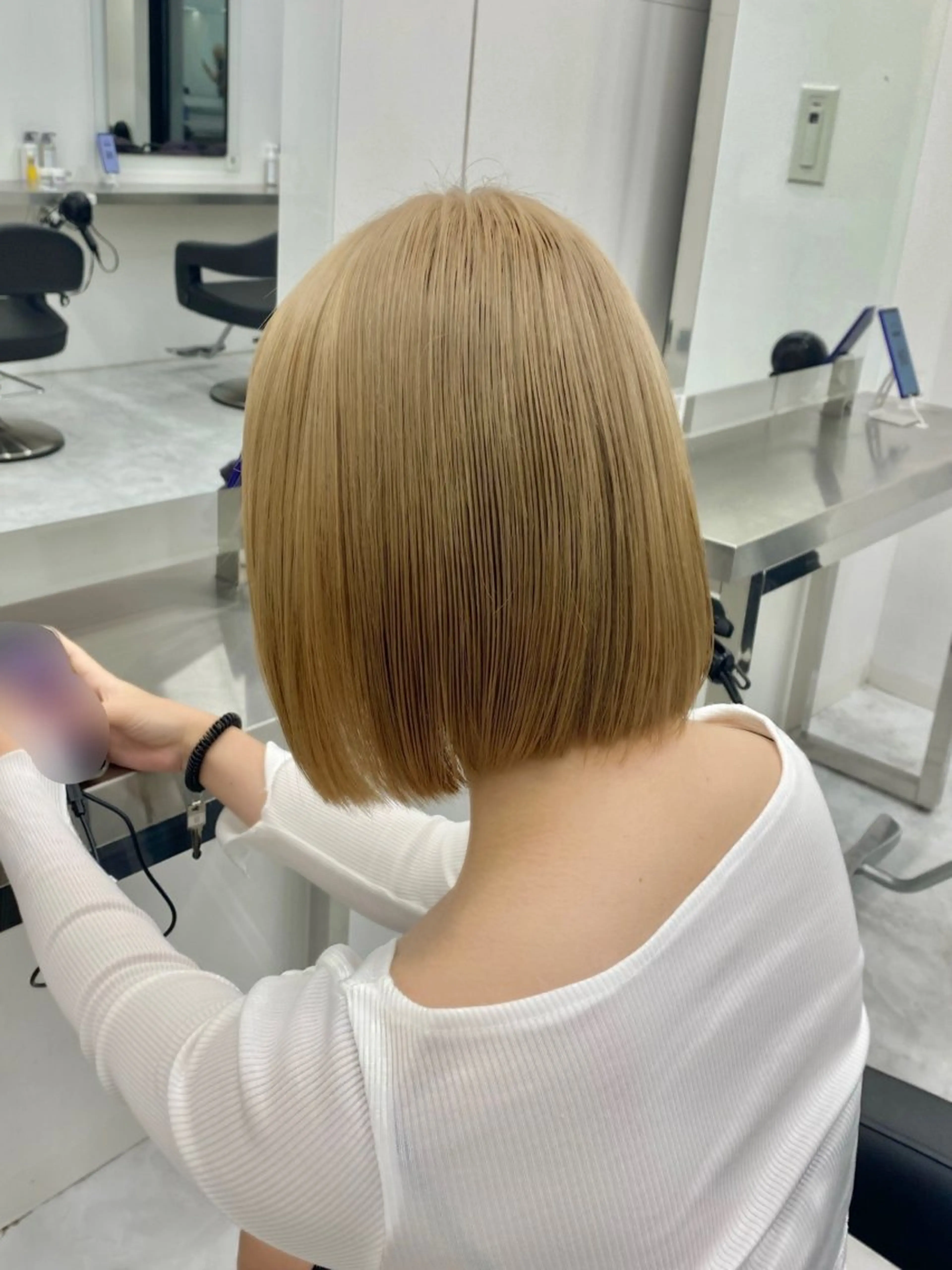 ロング ヘアカラー ヘアセット 🤍やわらか抜け感 hair🤍RINのヘアスタイル