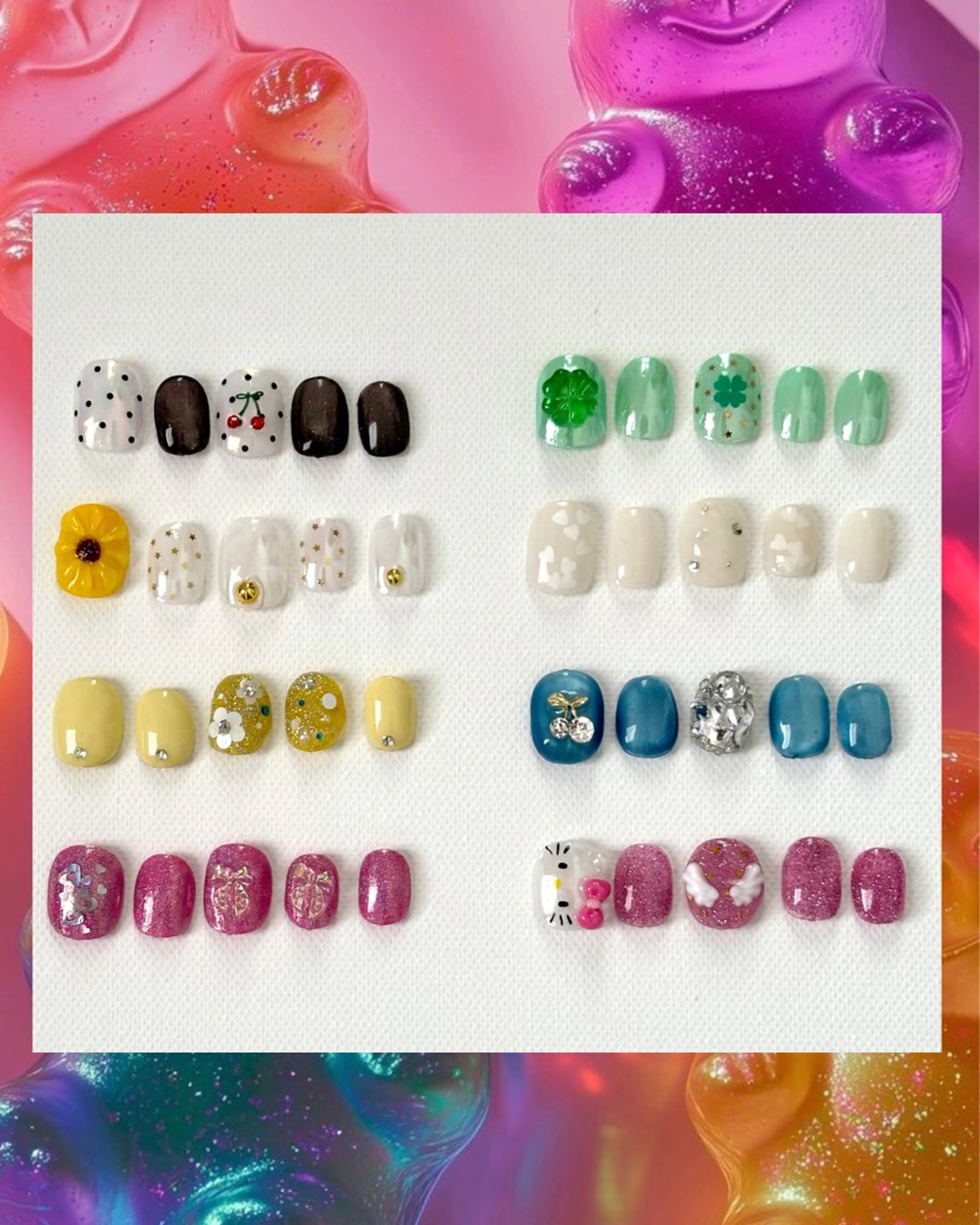 ネイル ハンドネイル ぽっぷん satomiのネイルデザイン