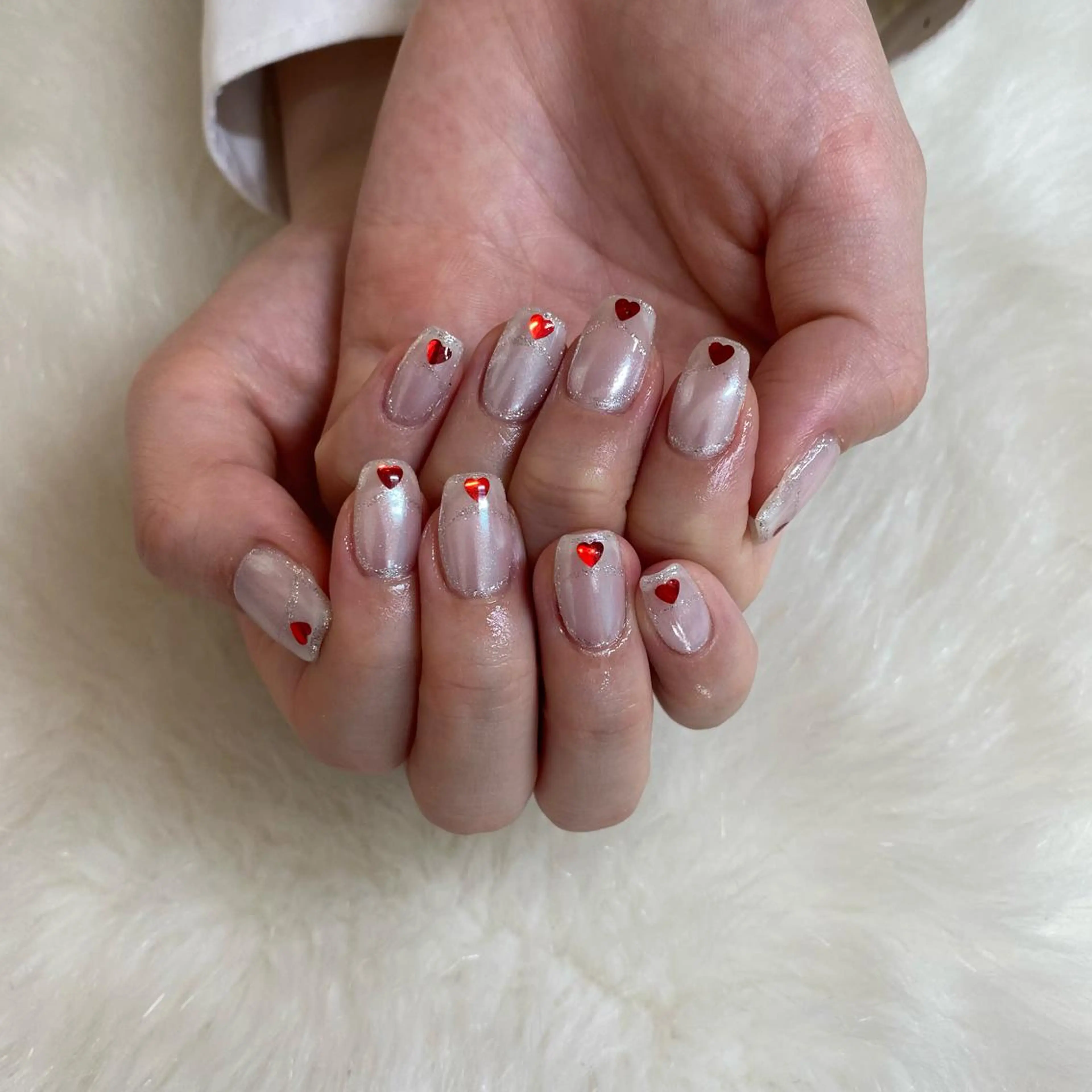 ネイル ハンドネイル Amber21.所属・Nagahama Akariのネイルデザイン