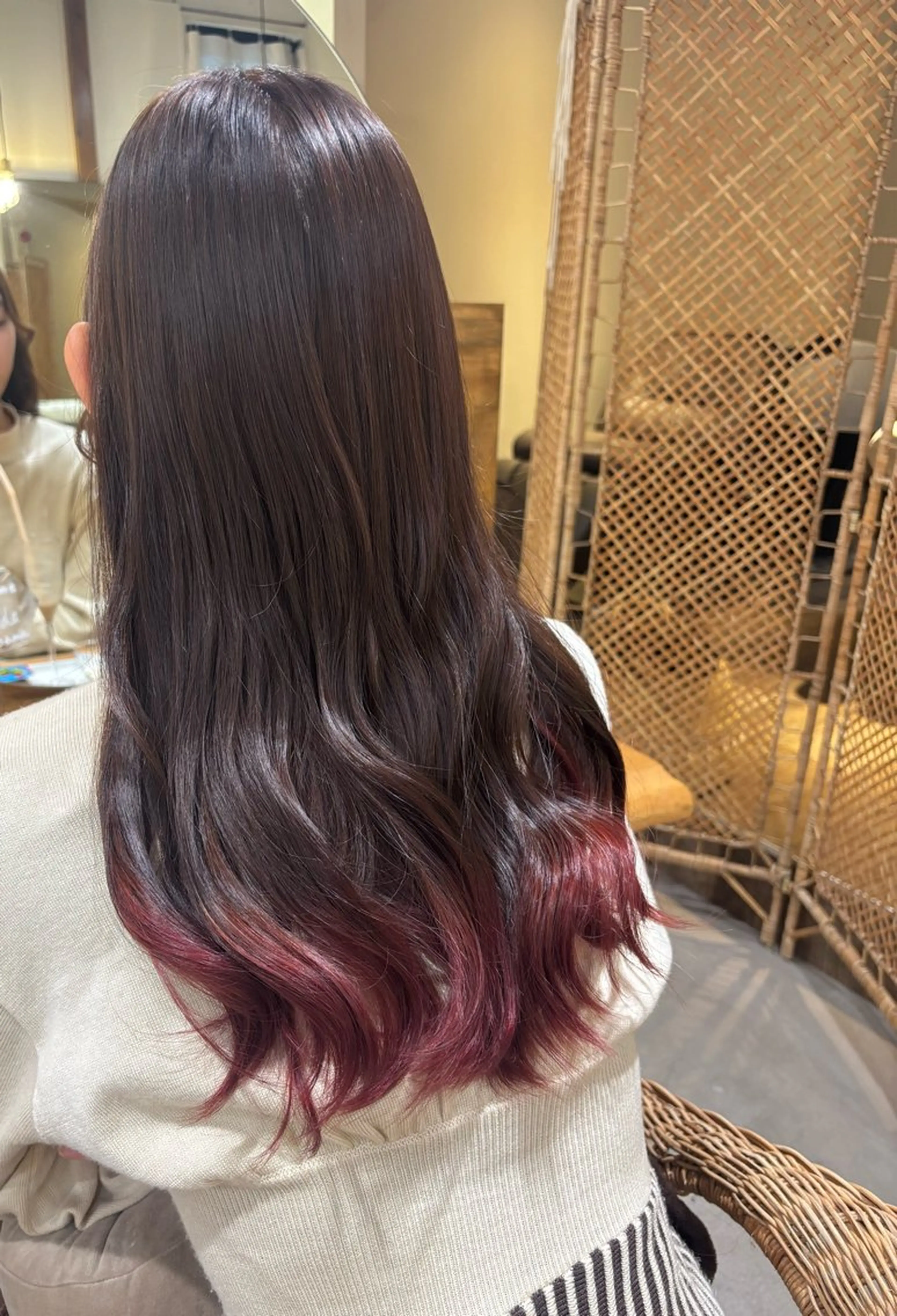 ロング カラー 豊中美容室COCOLUANA所属・CHISATO /暖色カラー❤️のヘアスタイル