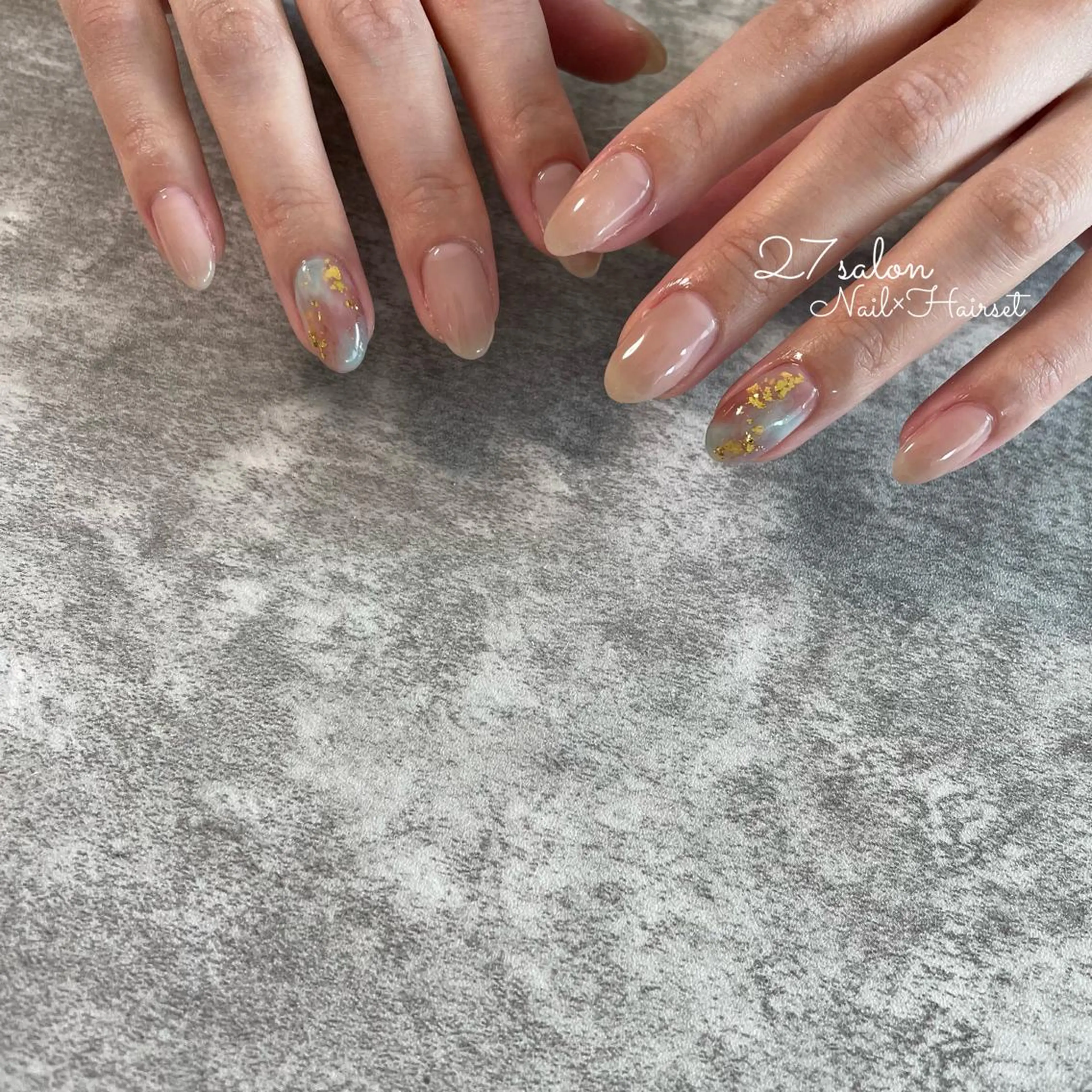 ネイル アートネイル ピンク 27salon yuinaのネイルデザイン