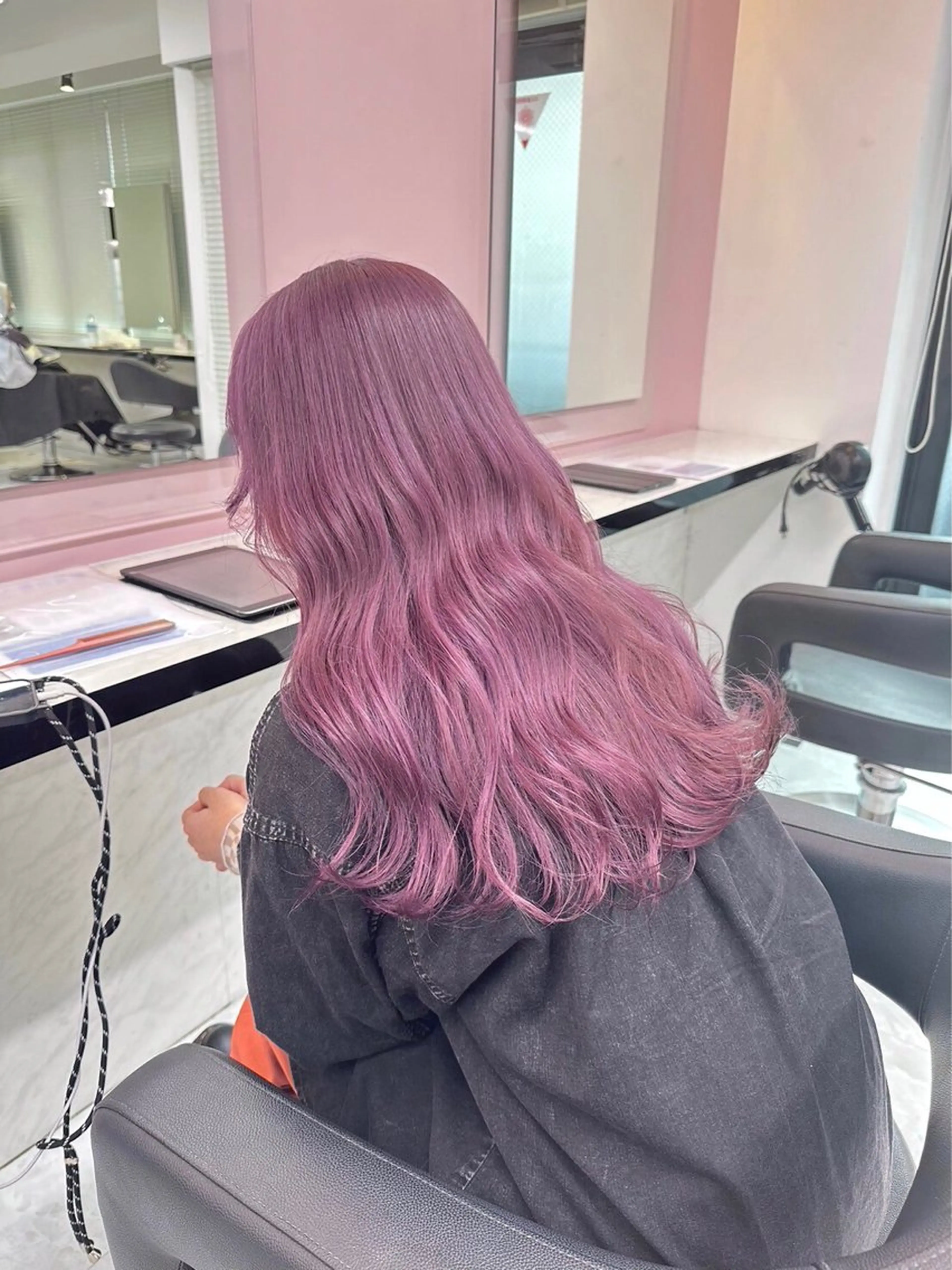 セミロング カラー ヘアアレンジ ヘアカラー トリートメント ヘッドスパ ヘアセット 〈公式〉🕯️ BABY上野🕯️のヘアスタイル