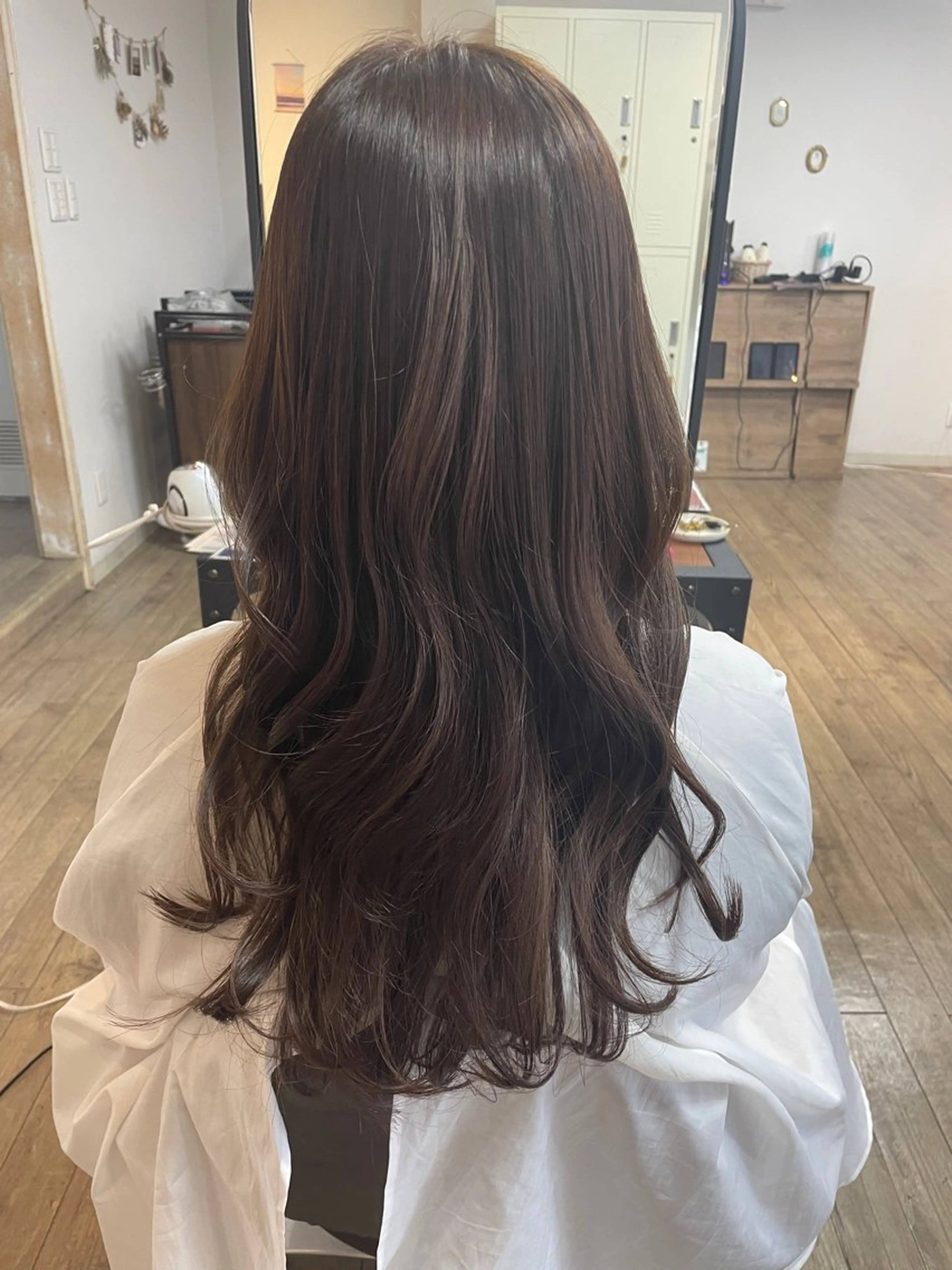 ロング カラー 透明感カラー グレージュ Ku-to北浦和所属・ku-to北浦和🫧 RIOのヘアスタイル
