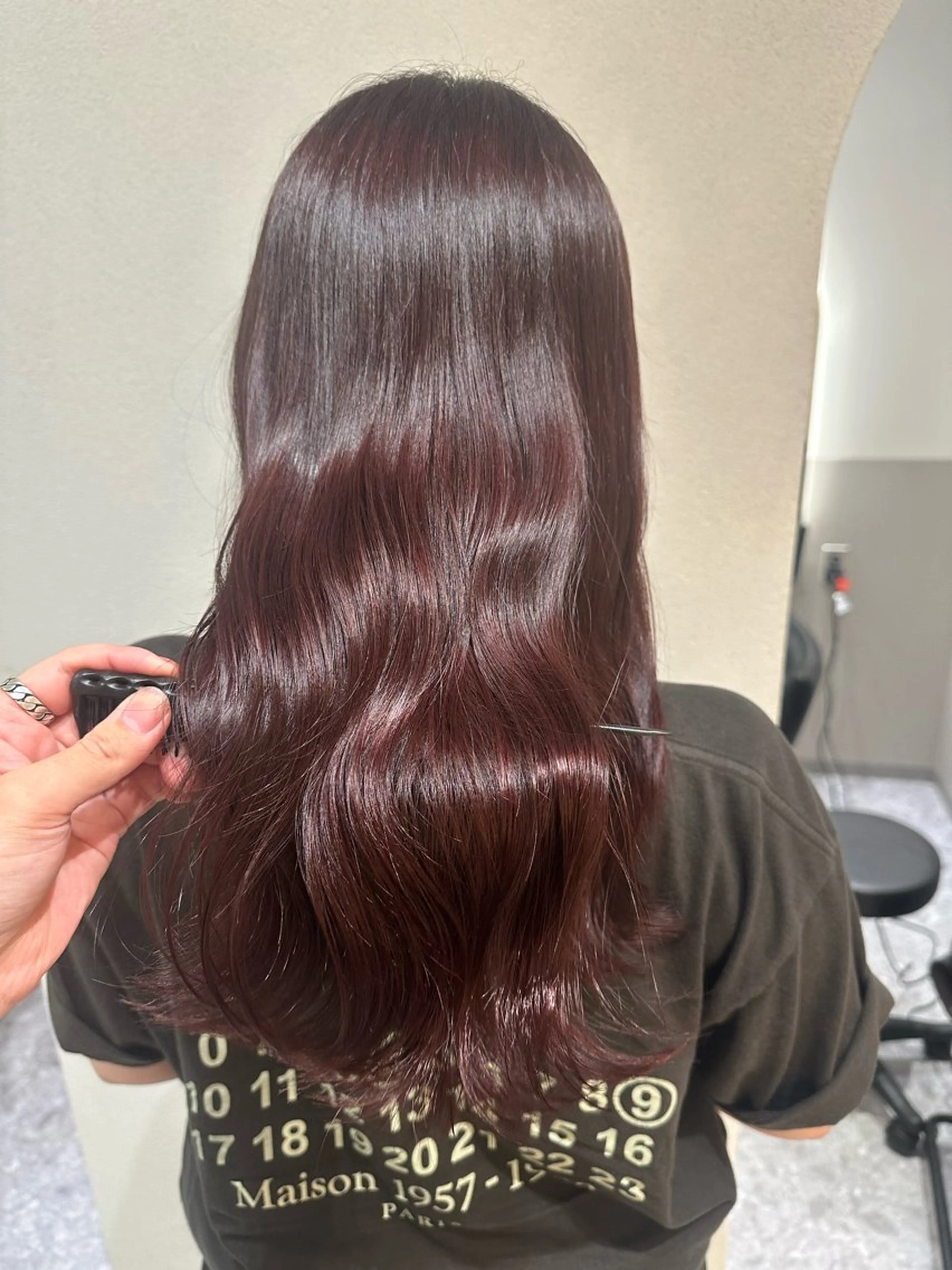 ミディアム カラー カット ヘアカラー トリートメント 🪞個室サロン/韓国 艶髪/keito🪞のヘアスタイル