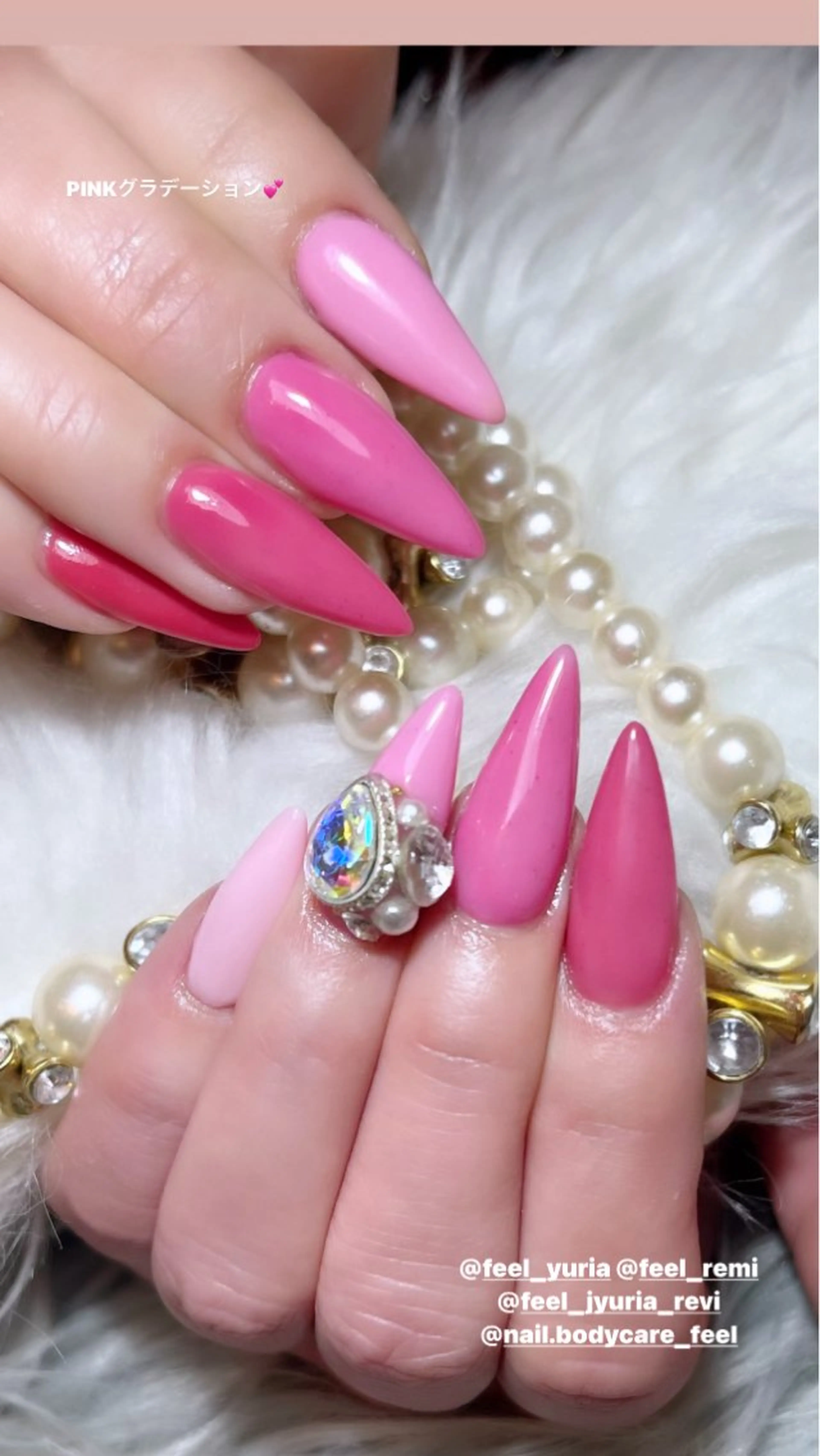 ネイル 春ネイル スカルプ専門店 Feelのネイルデザイン